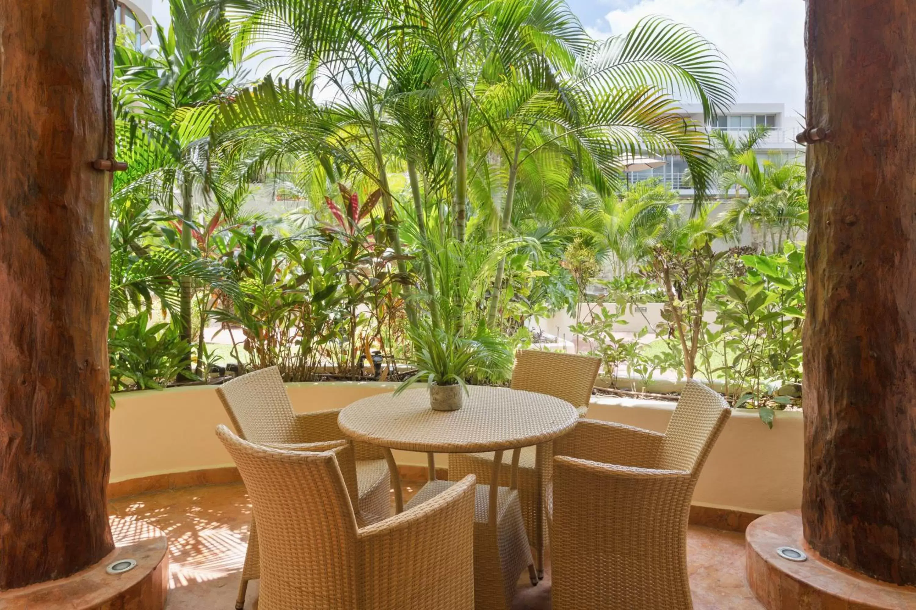 Patio in Porto Playa Condo Hotel and Beach Club