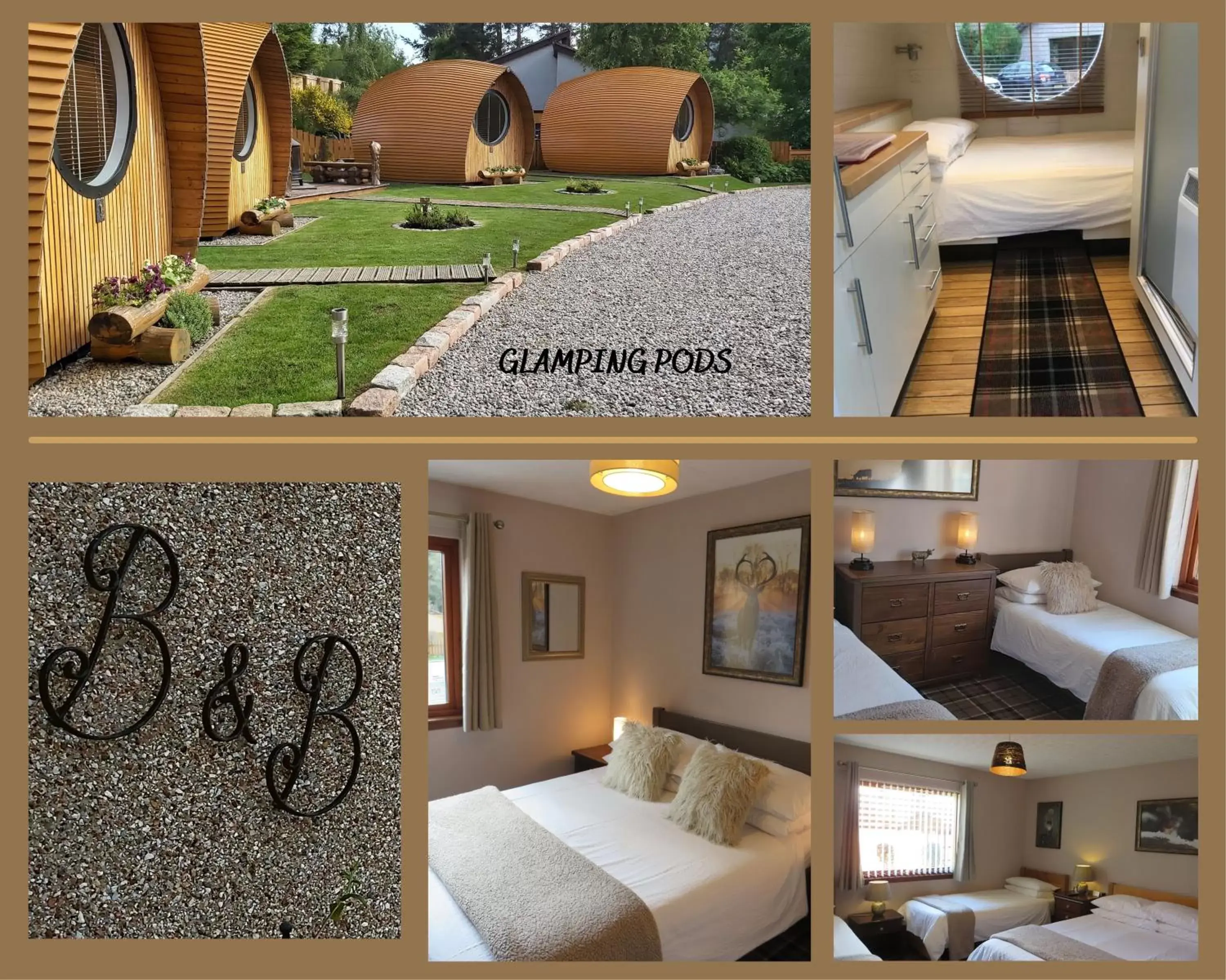 Property building in Eriskay B&B and Aviemore Glamping