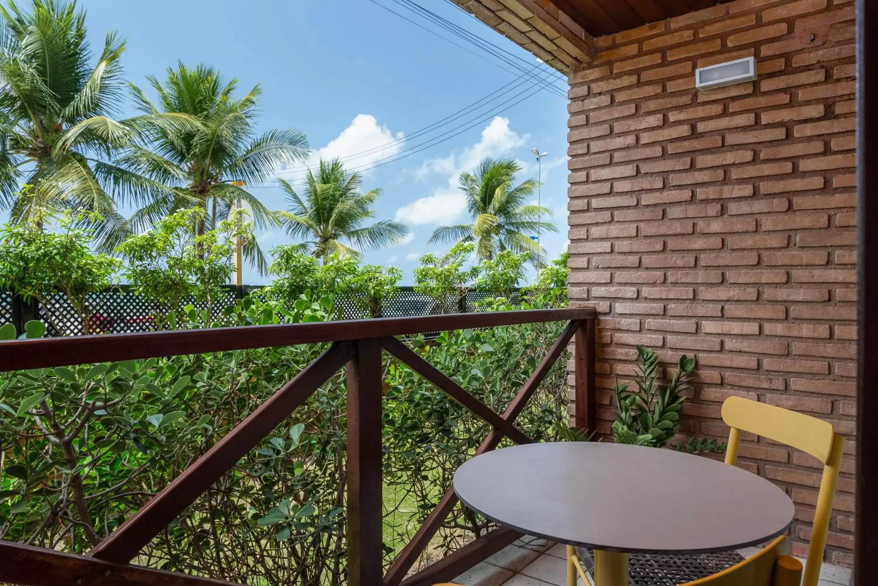 Patio, Balcony/Terrace in Hotel Areias Belas