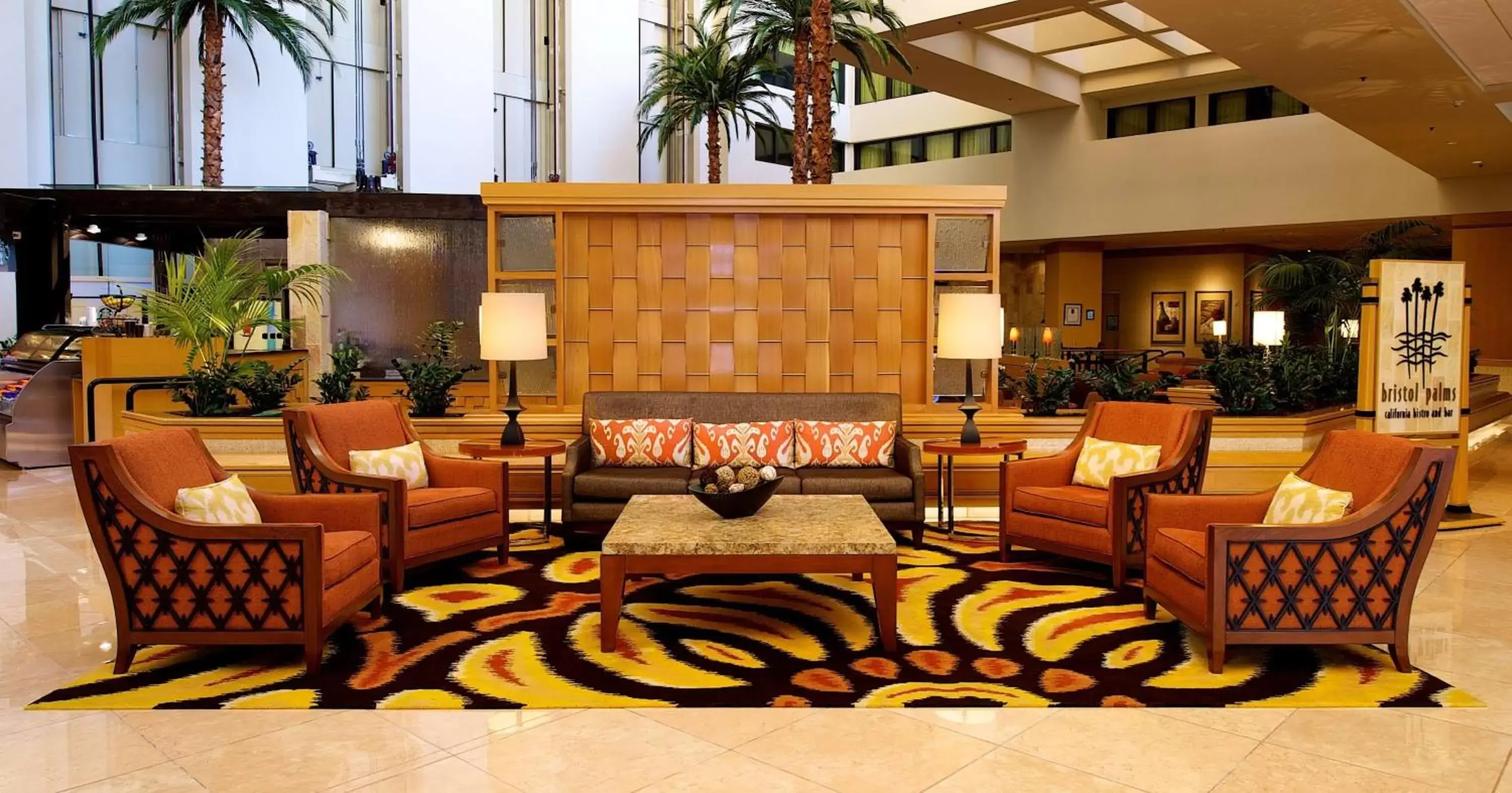 Lobby or reception, Restaurant/Places to Eat in Hilton Orange County/Costa Mesa