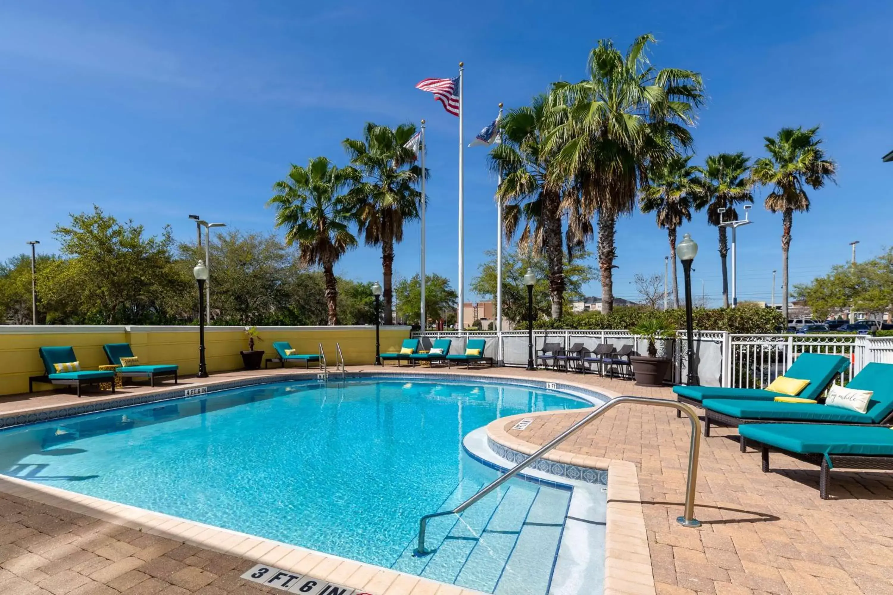 Pool view, Swimming Pool in Hampton Inn & Suites Jacksonville Deerwood Park