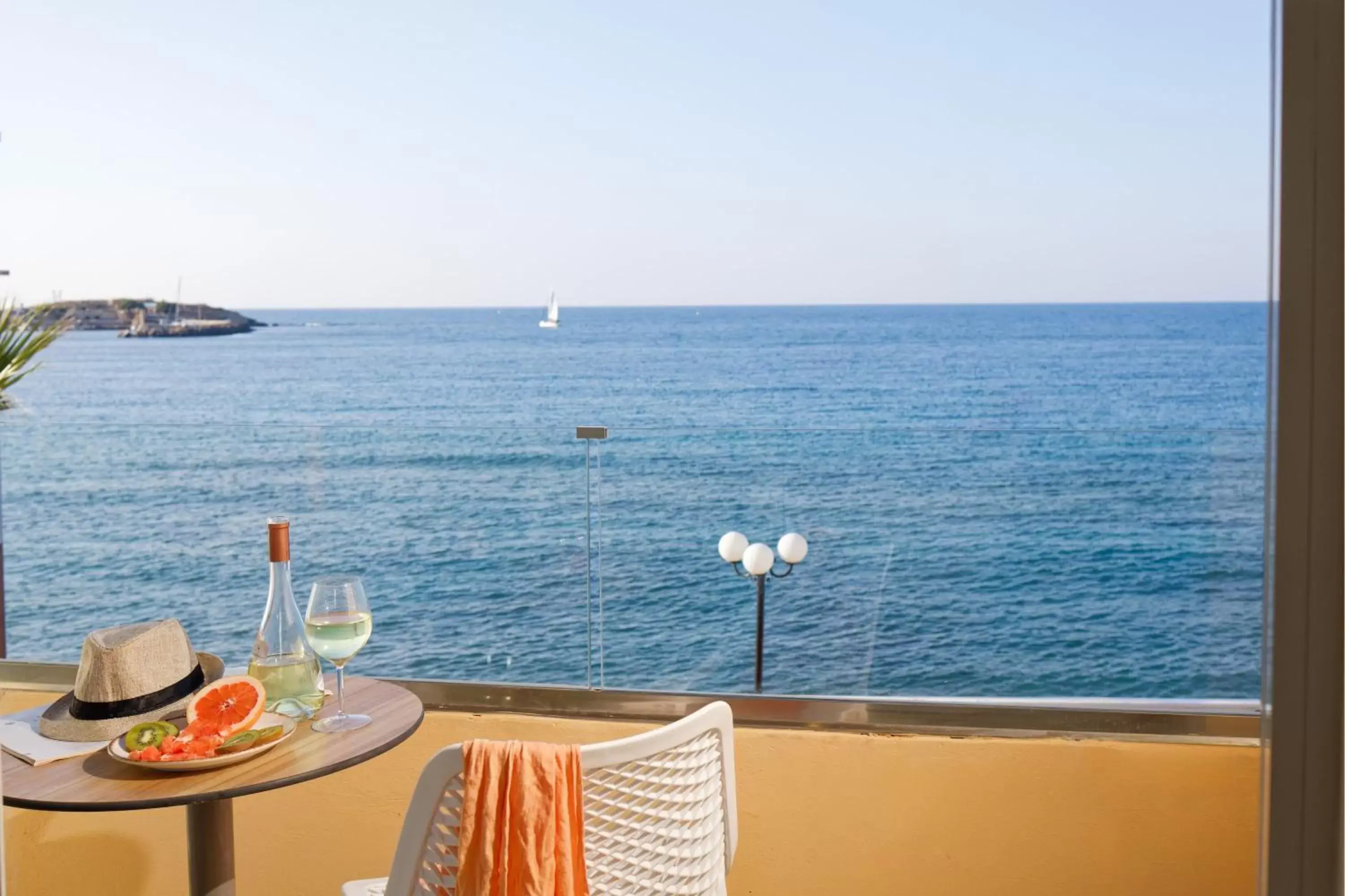 View (from property/room), Sea View in Palmera Beach Hotel & Spa - Adults Only