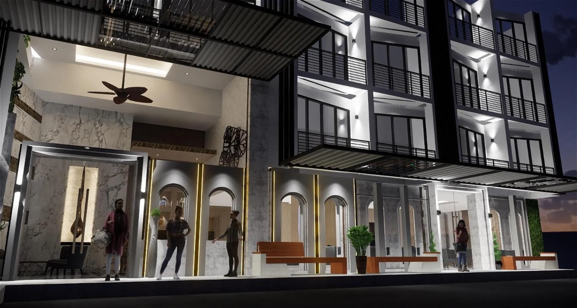 Property building in Phoenix Hotel Karon Beach