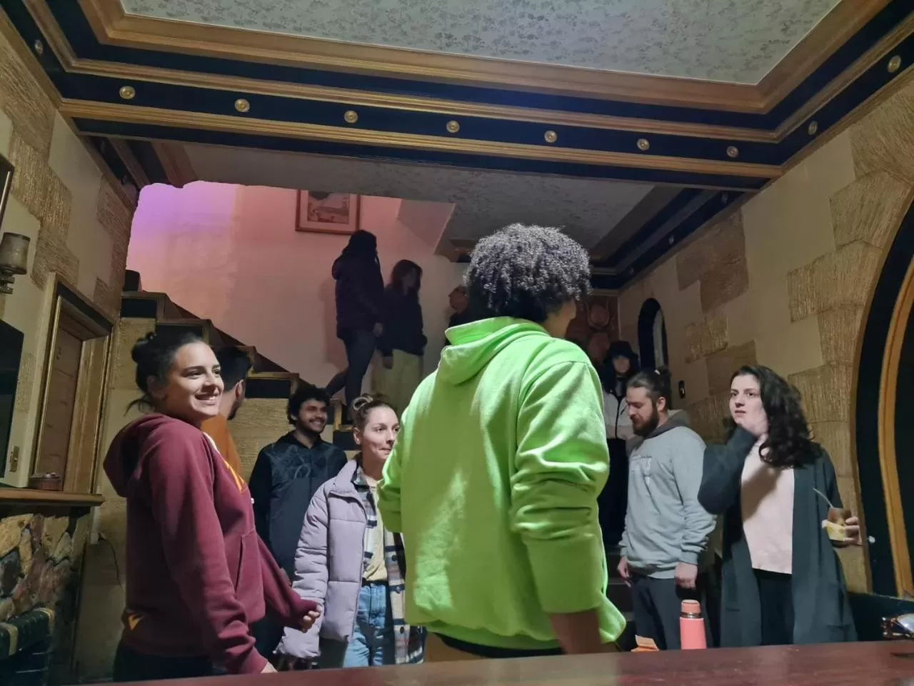 People in Castle Hotel