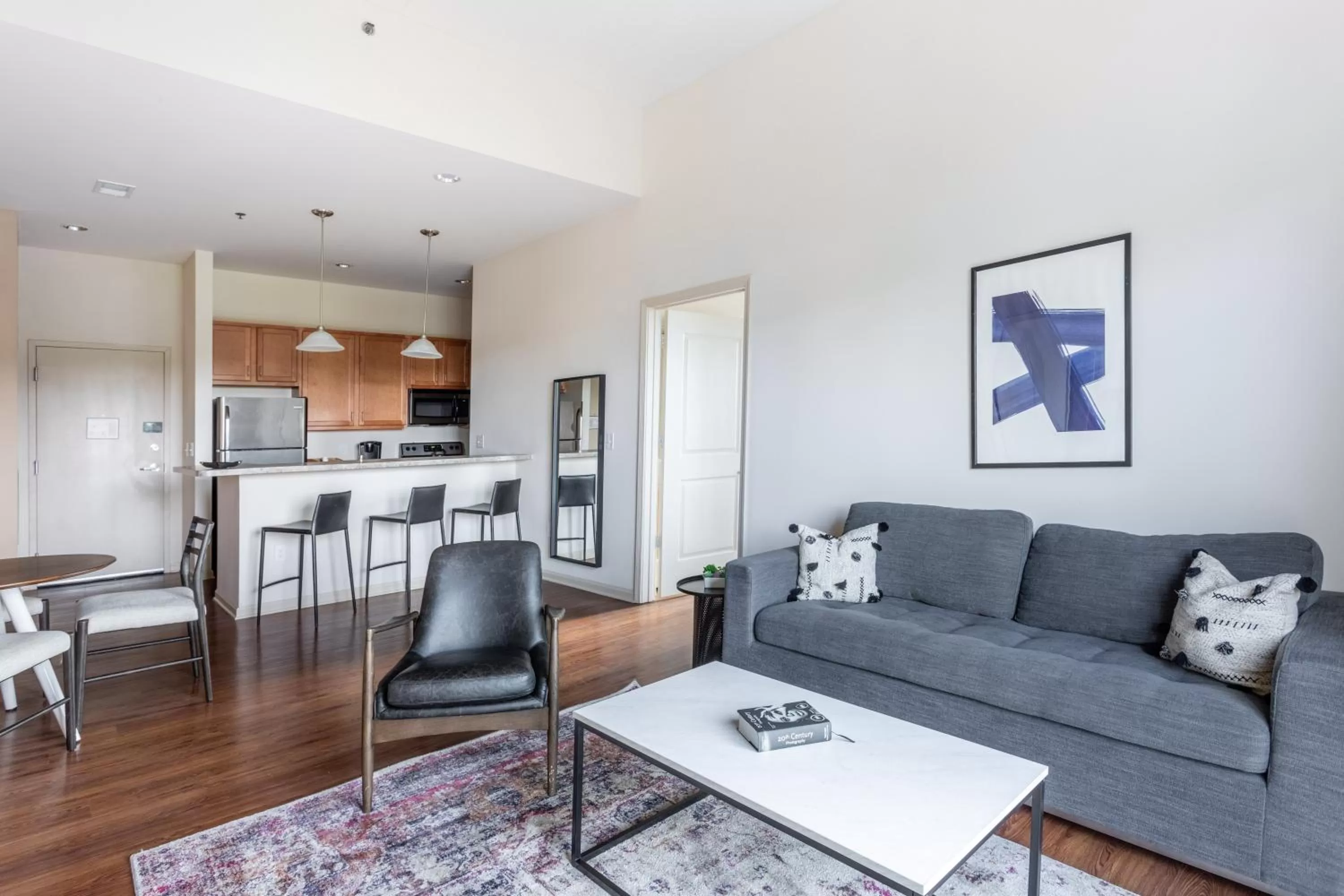 Living room in Mint House Greenville - Downtown