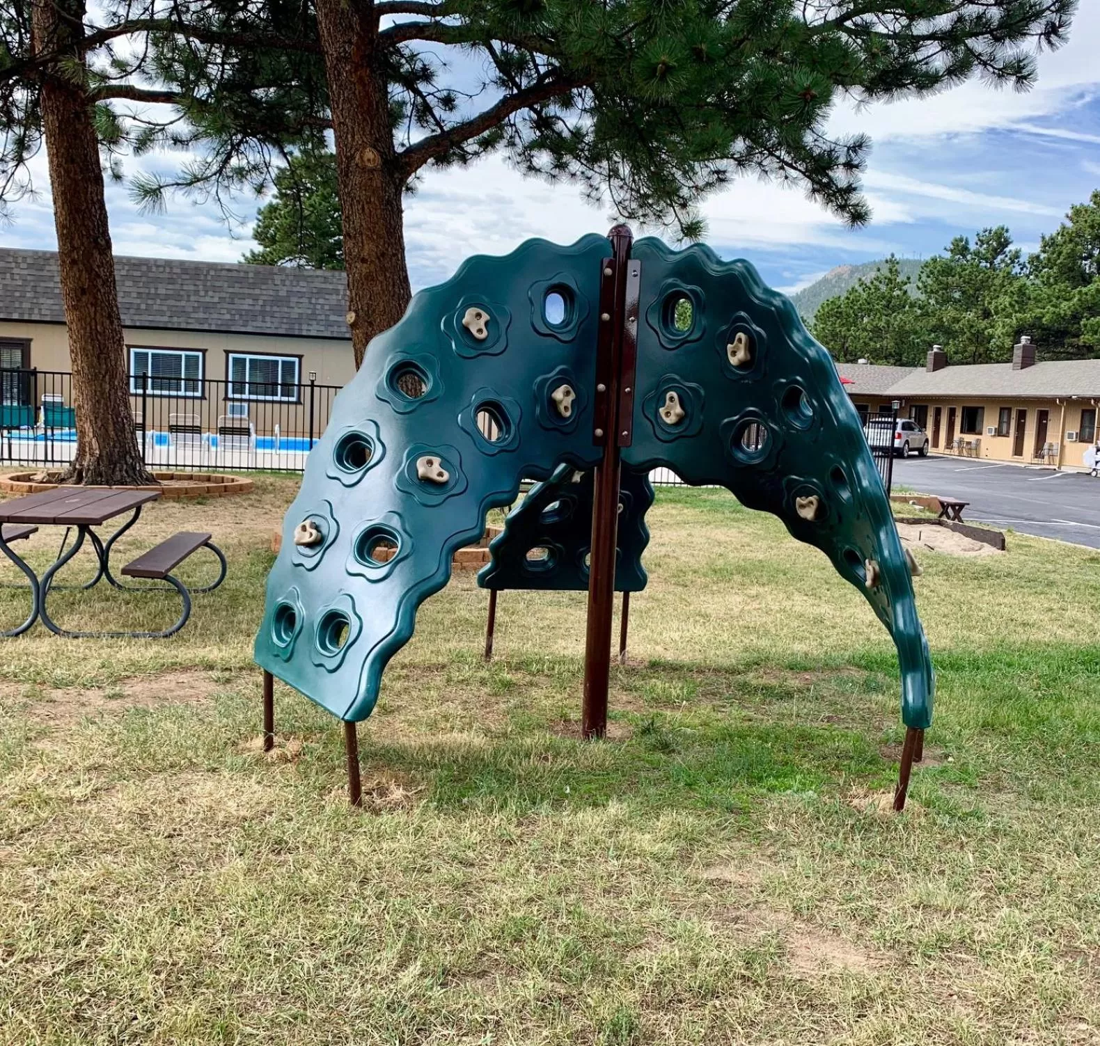 Children play ground in Estes Mountain Inn