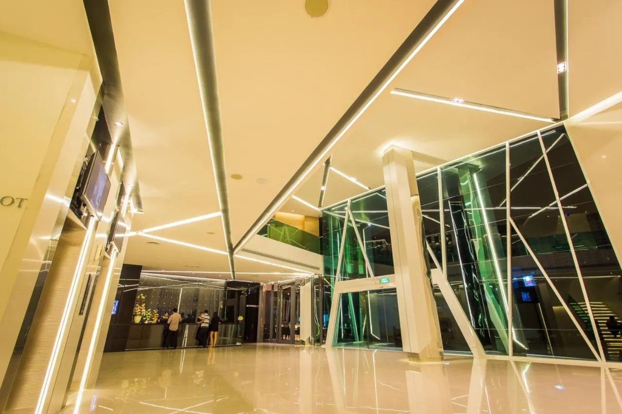 Lobby or reception in Crystal Hotel Hat Yai