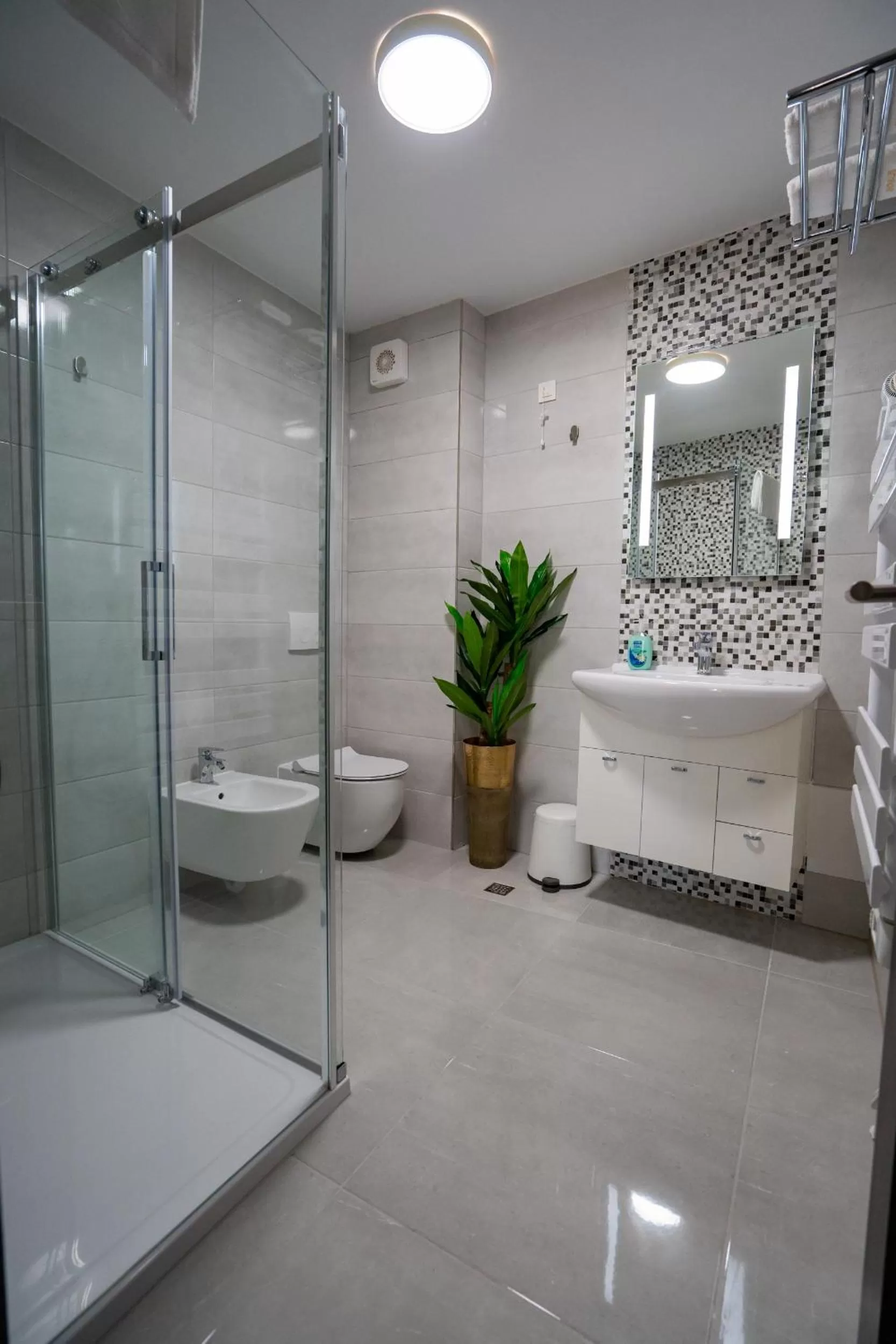 Shower in Bed&Breakfast Novalis