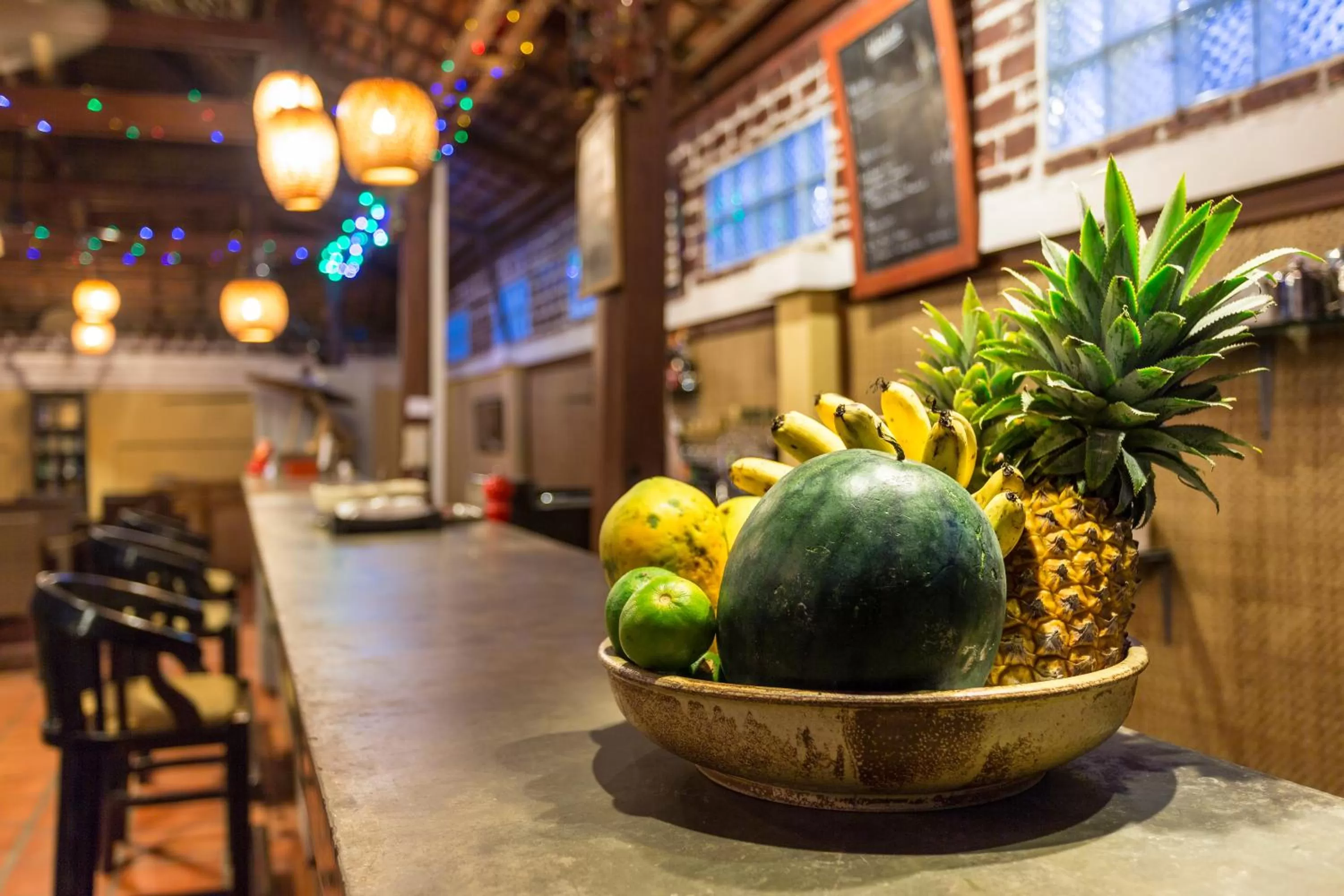 Food close-up in Le Tigre Villa