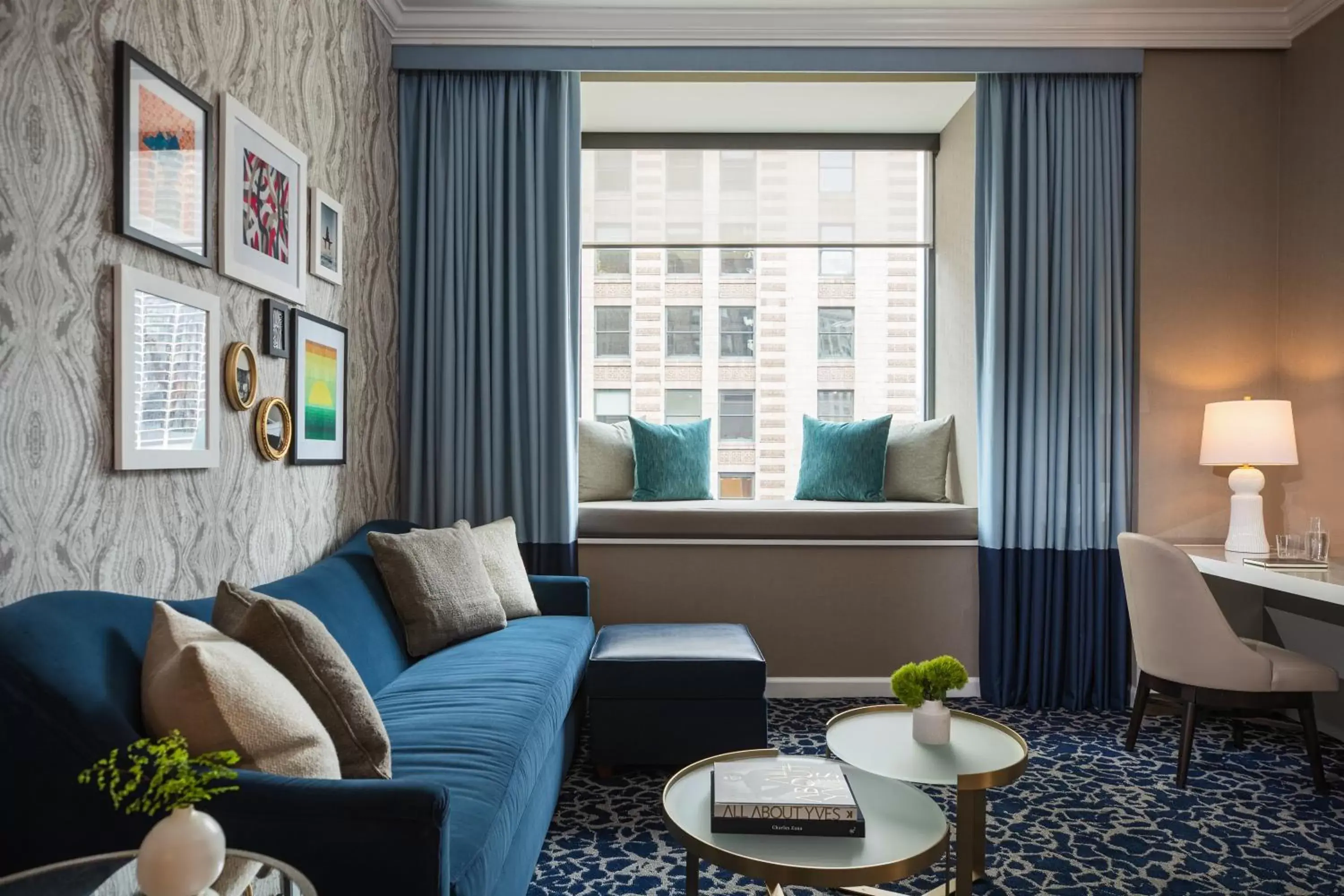 Bedroom, Seating Area in Kimpton Hotel Monaco Chicago, an IHG Hotel