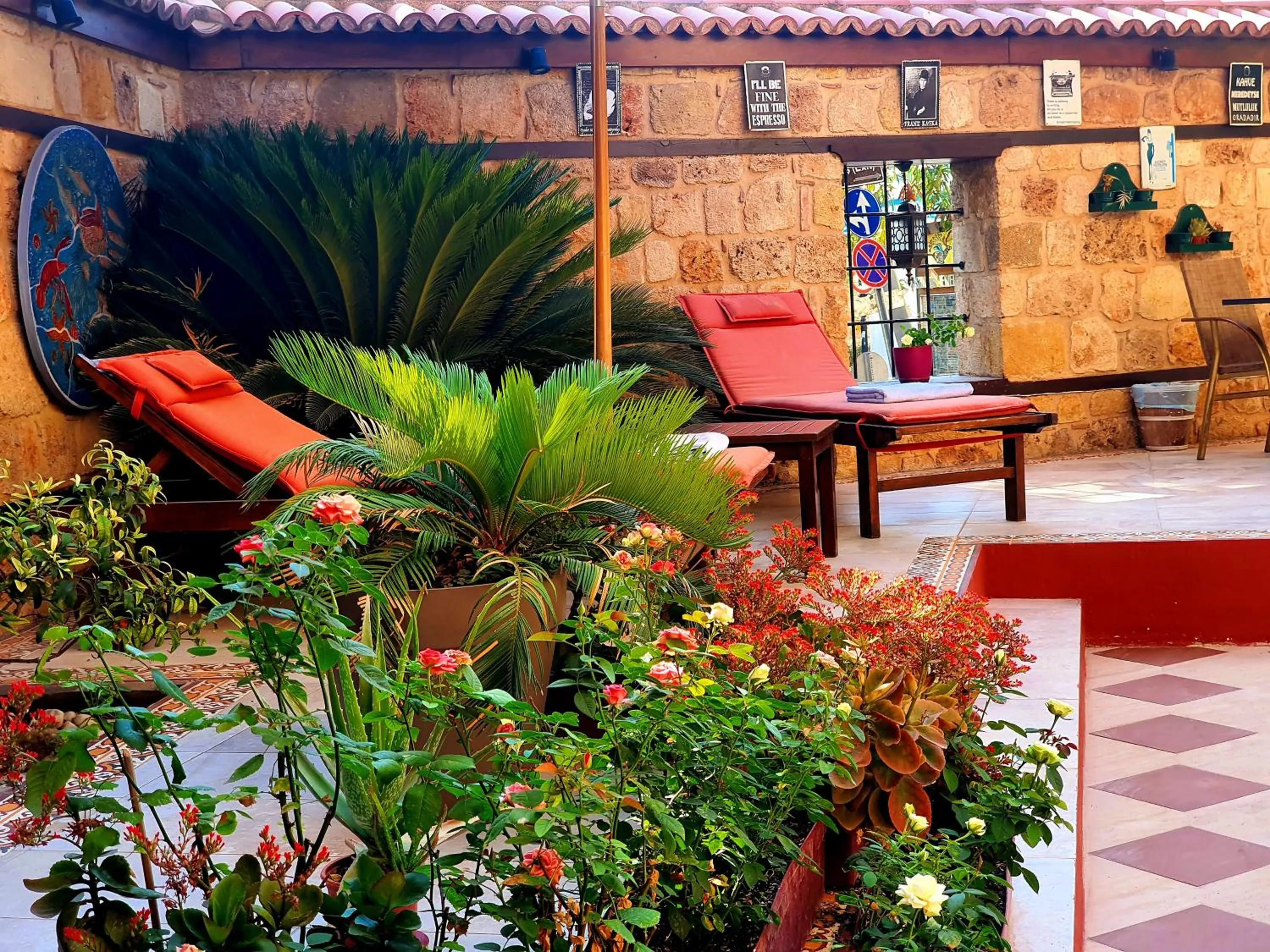 Patio in Eski Masal Hotel - Special Class