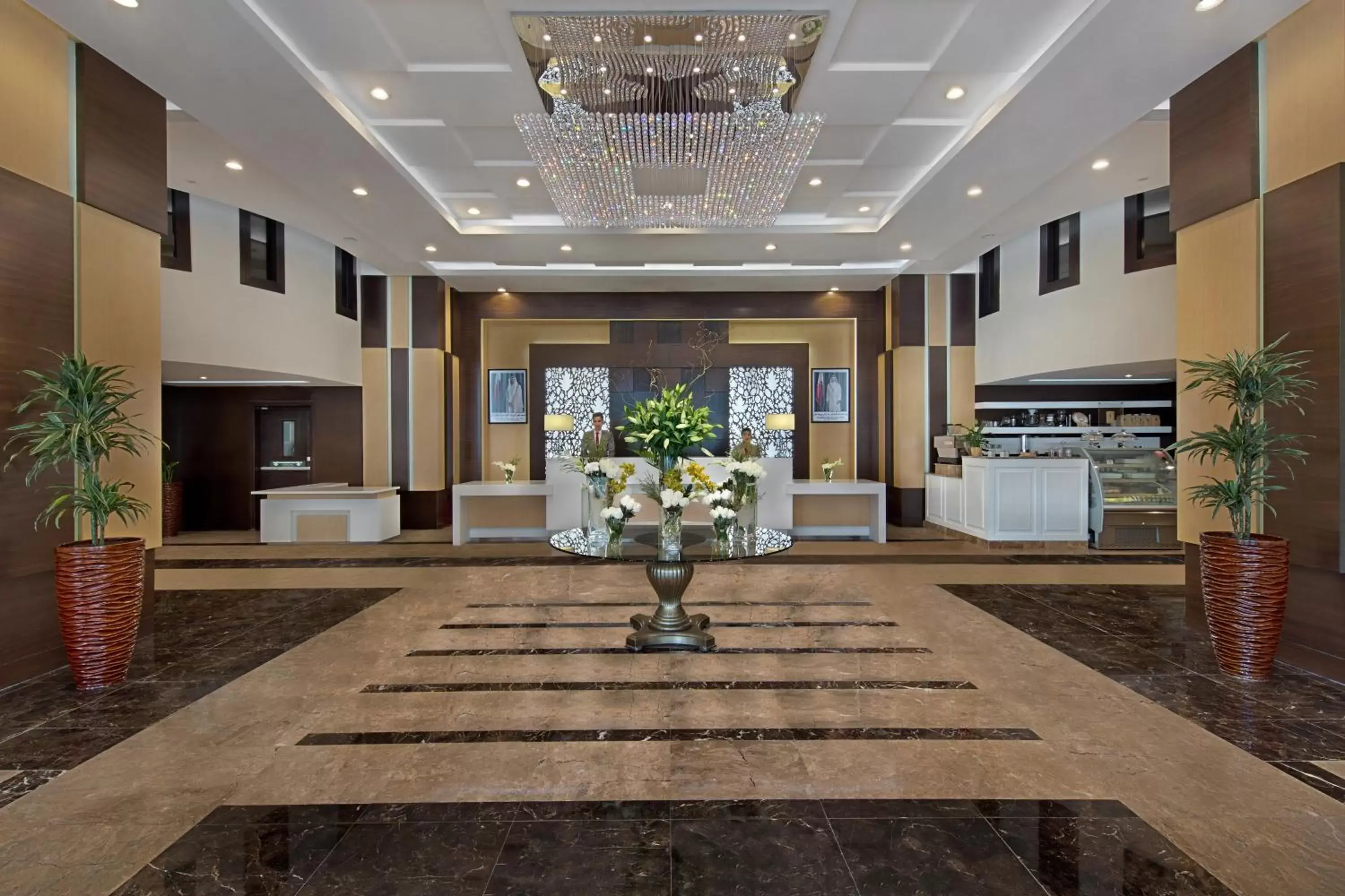 Lobby or reception in Ezdan Hotel West Bay Lobby or reception in Ezdan Hotel West Bay