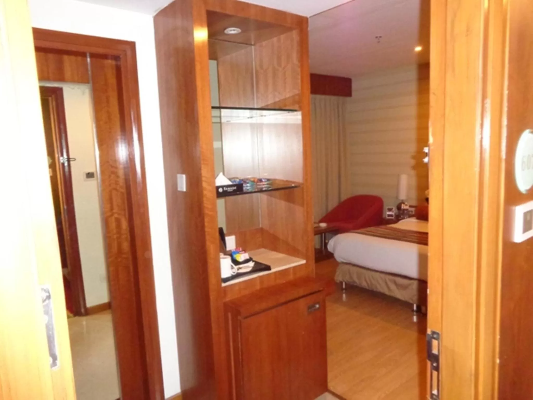 Decorative detail, Bed in Ramada Ahmedabad