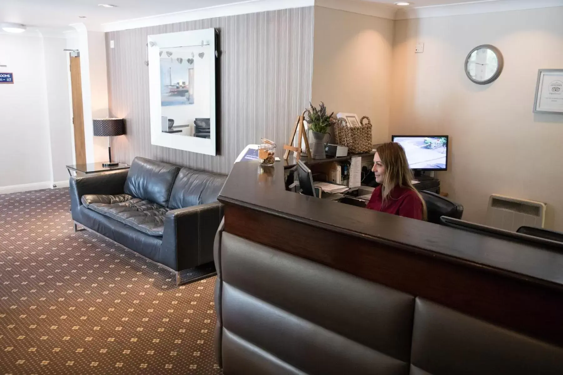 Lobby or reception, Lobby/Reception in The Fox & Goose Hotel