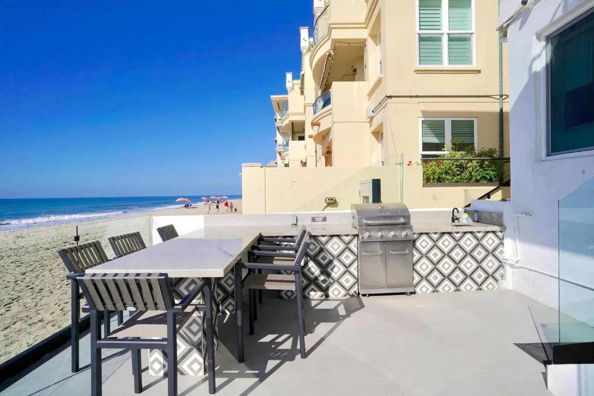 Balcony/Terrace in Ocean Villas Beach Front