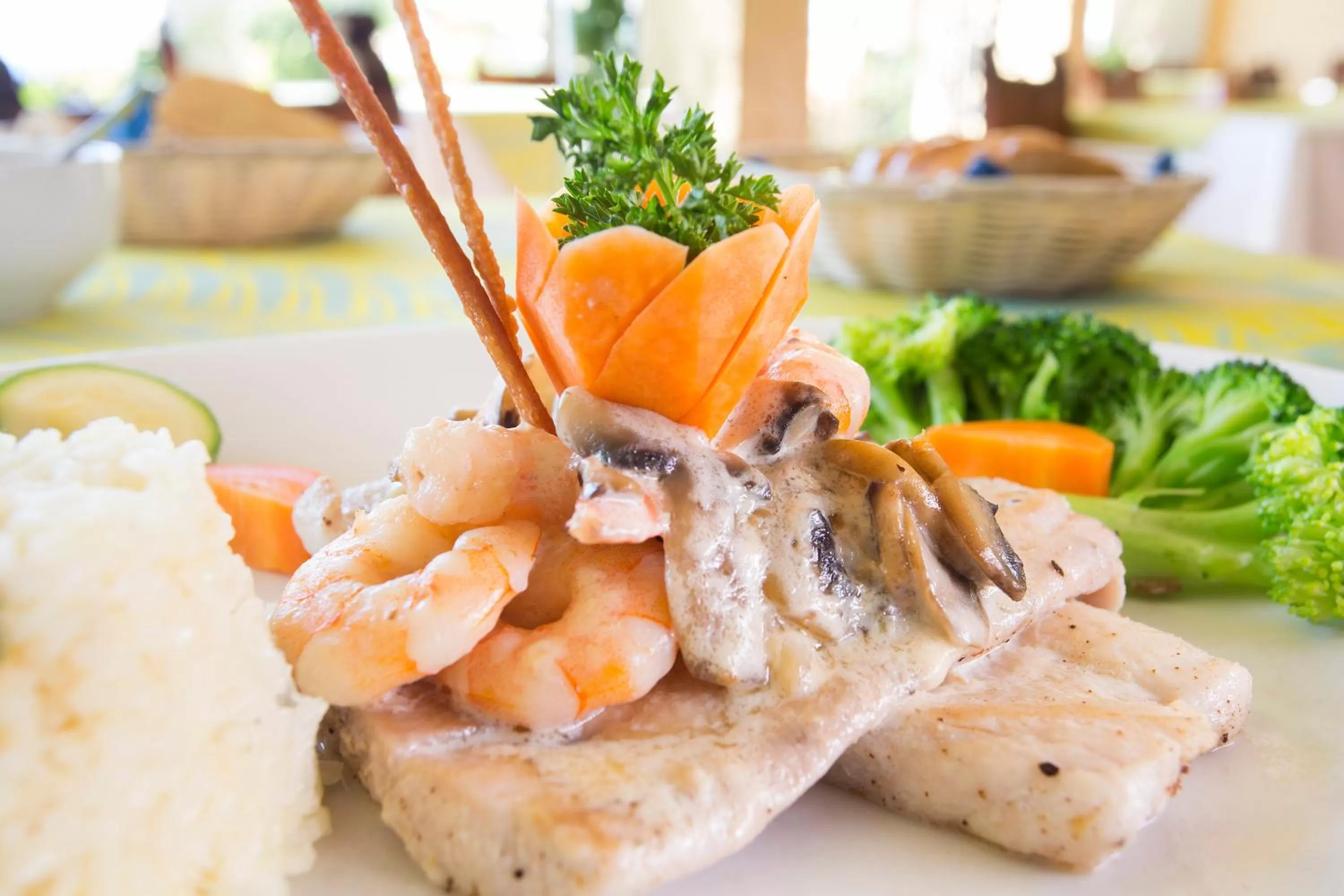 Food and drinks in Hotel El Pescador