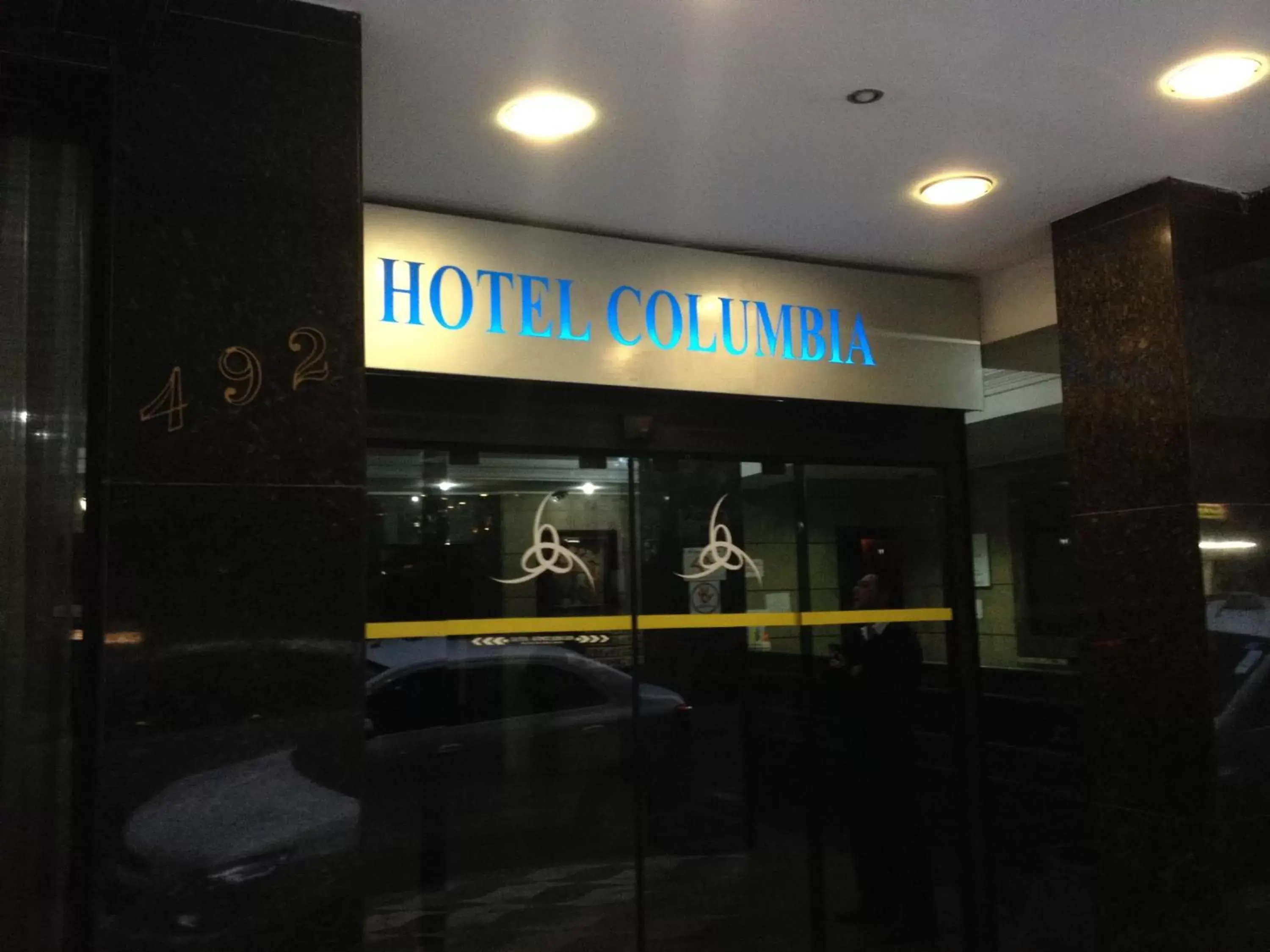 Facade/entrance in Hotel Columbia