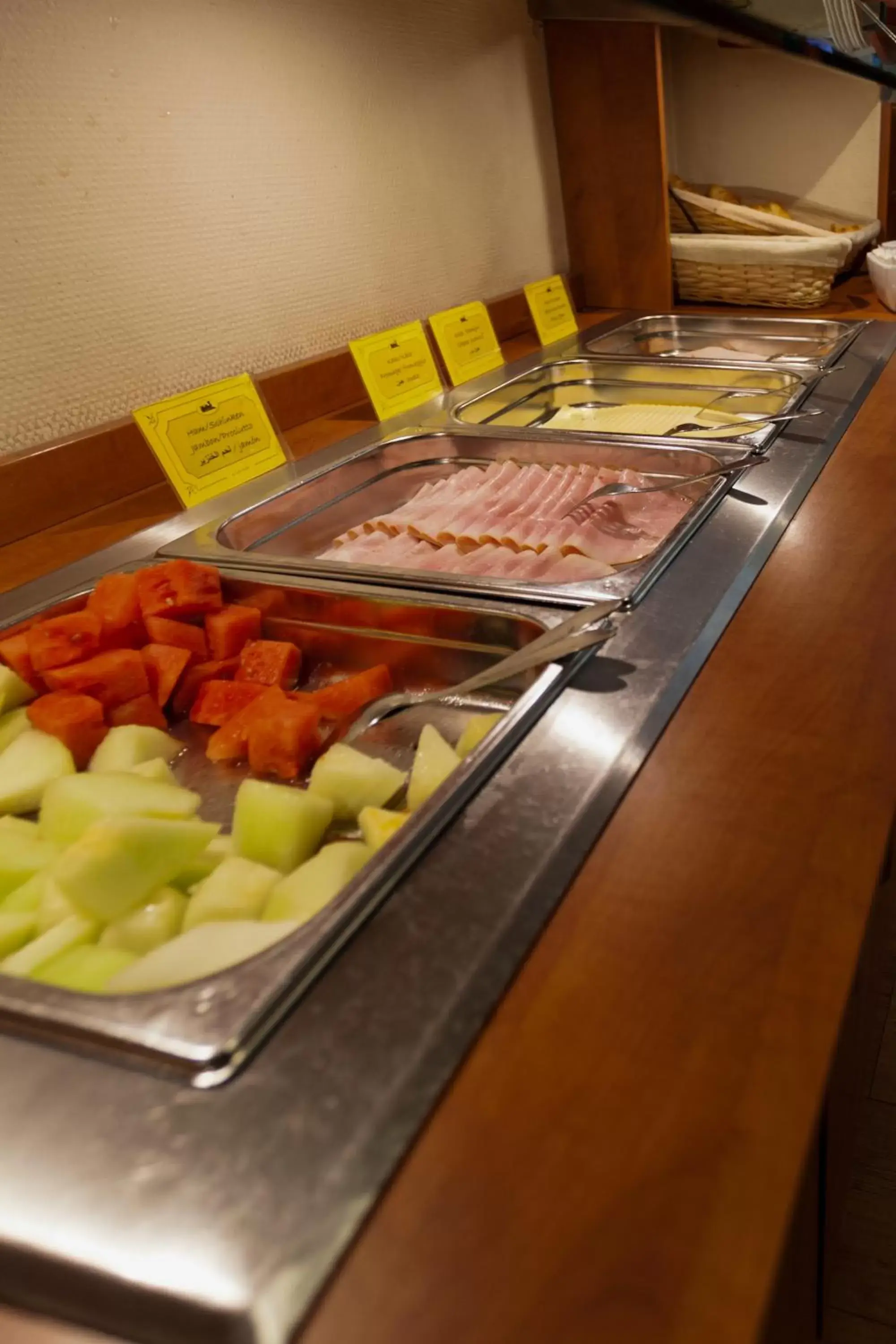 Buffet breakfast in A-Train Hotel