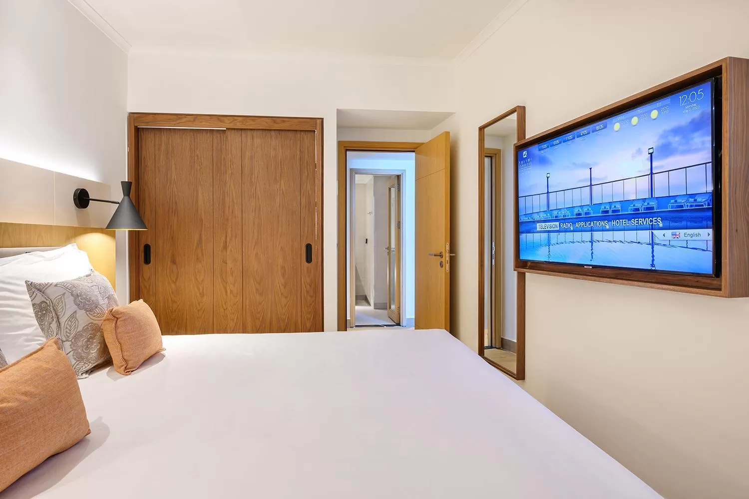 Bedroom, Bed in Sea Tower by Isrotel Design