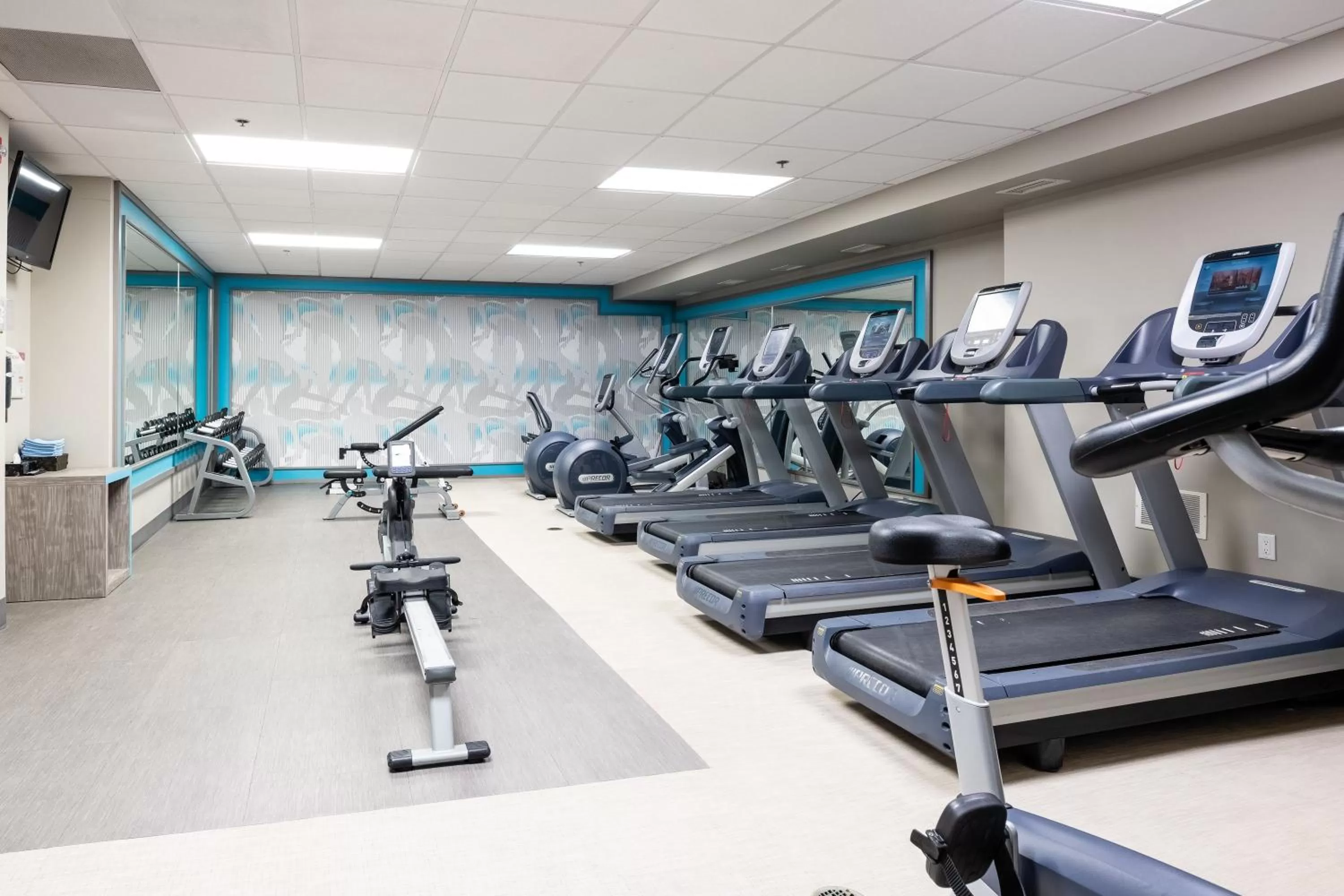 Fitness centre/facilities in Crowne Plaza Hotel Moncton Downtown by IHG