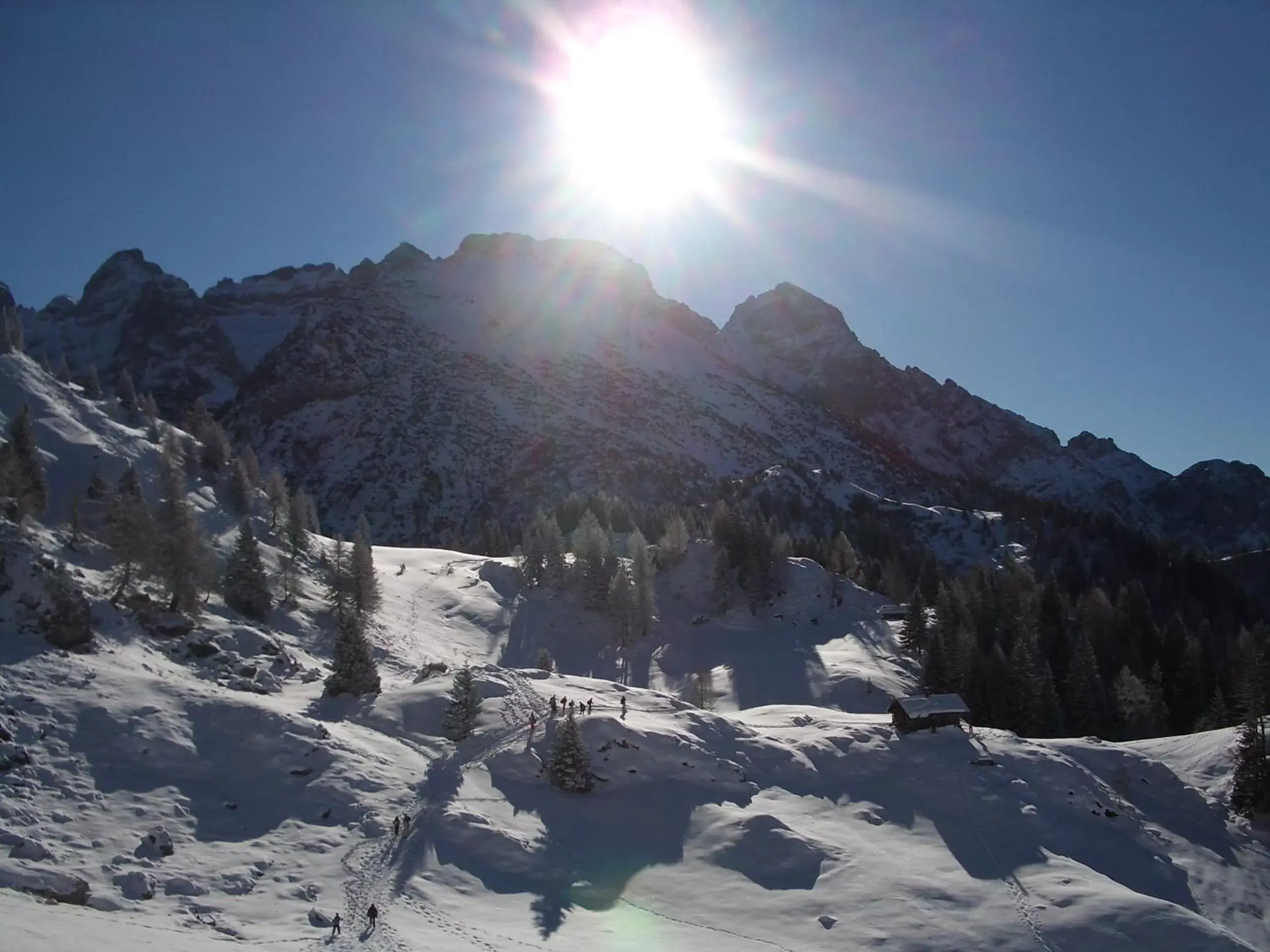 Natural landscape, Winter in Hotel Binelli