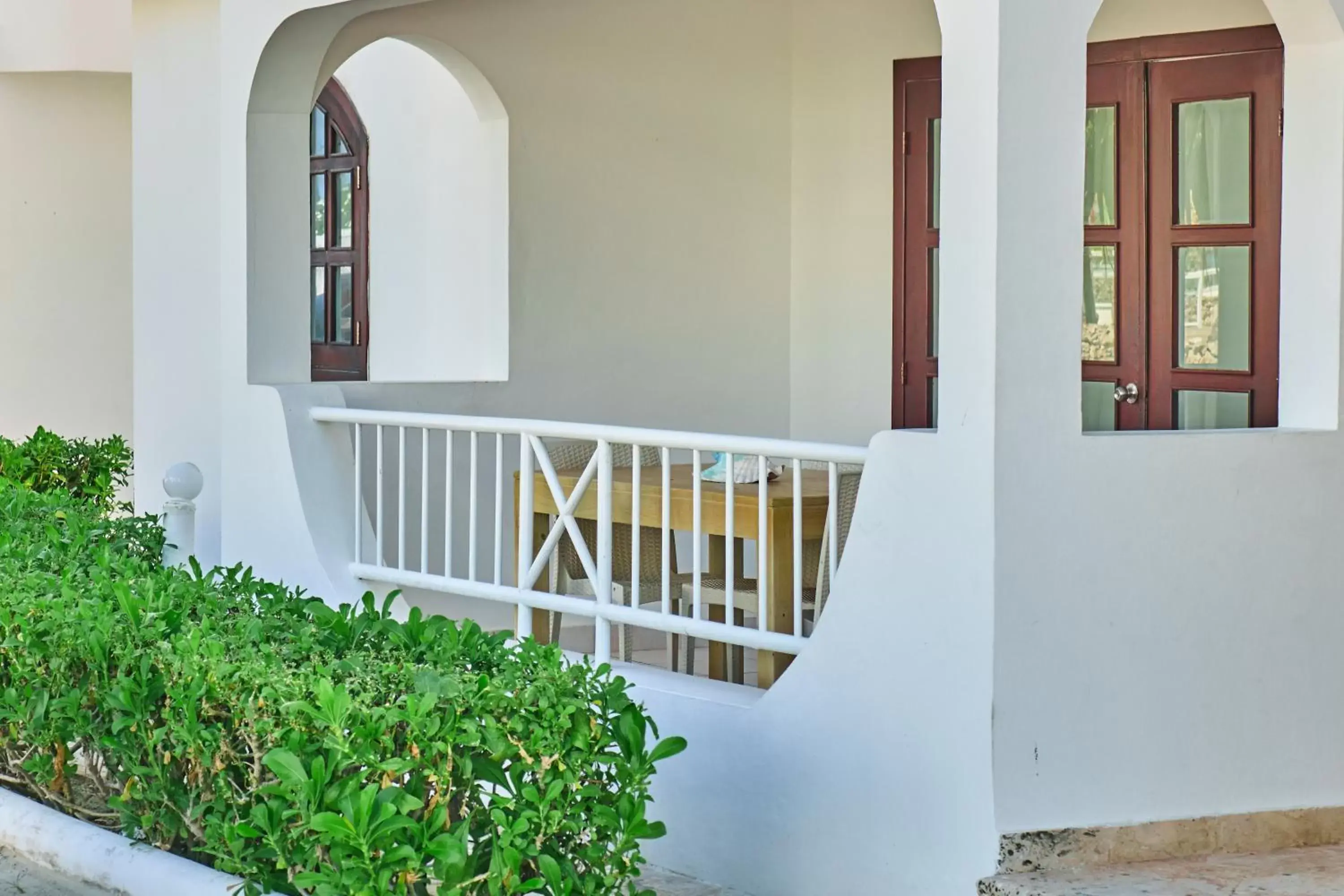 Patio, Balcony/Terrace in Flor del Mar Condo Punta Cana Beachfront