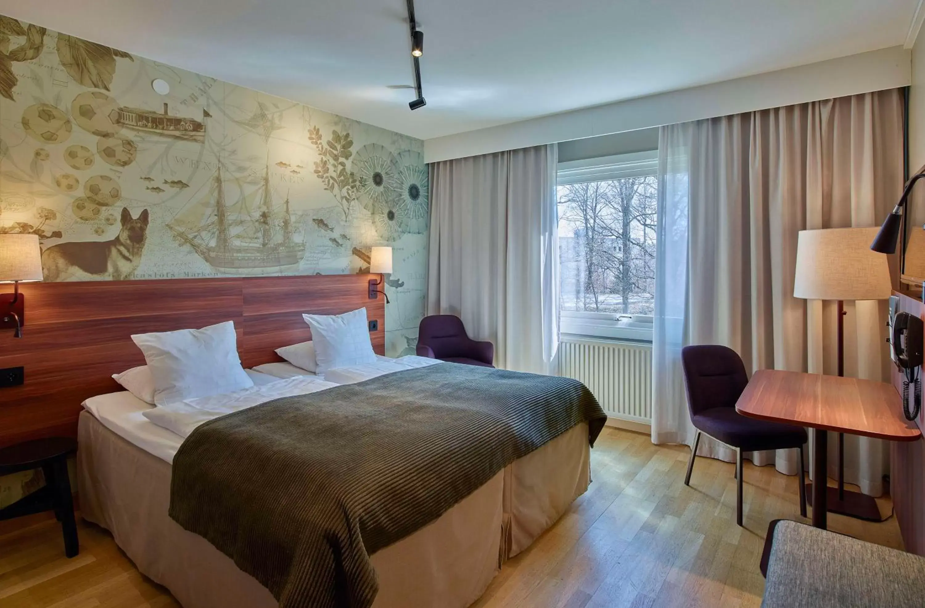 Bedroom, Bed in Scandic Växjö