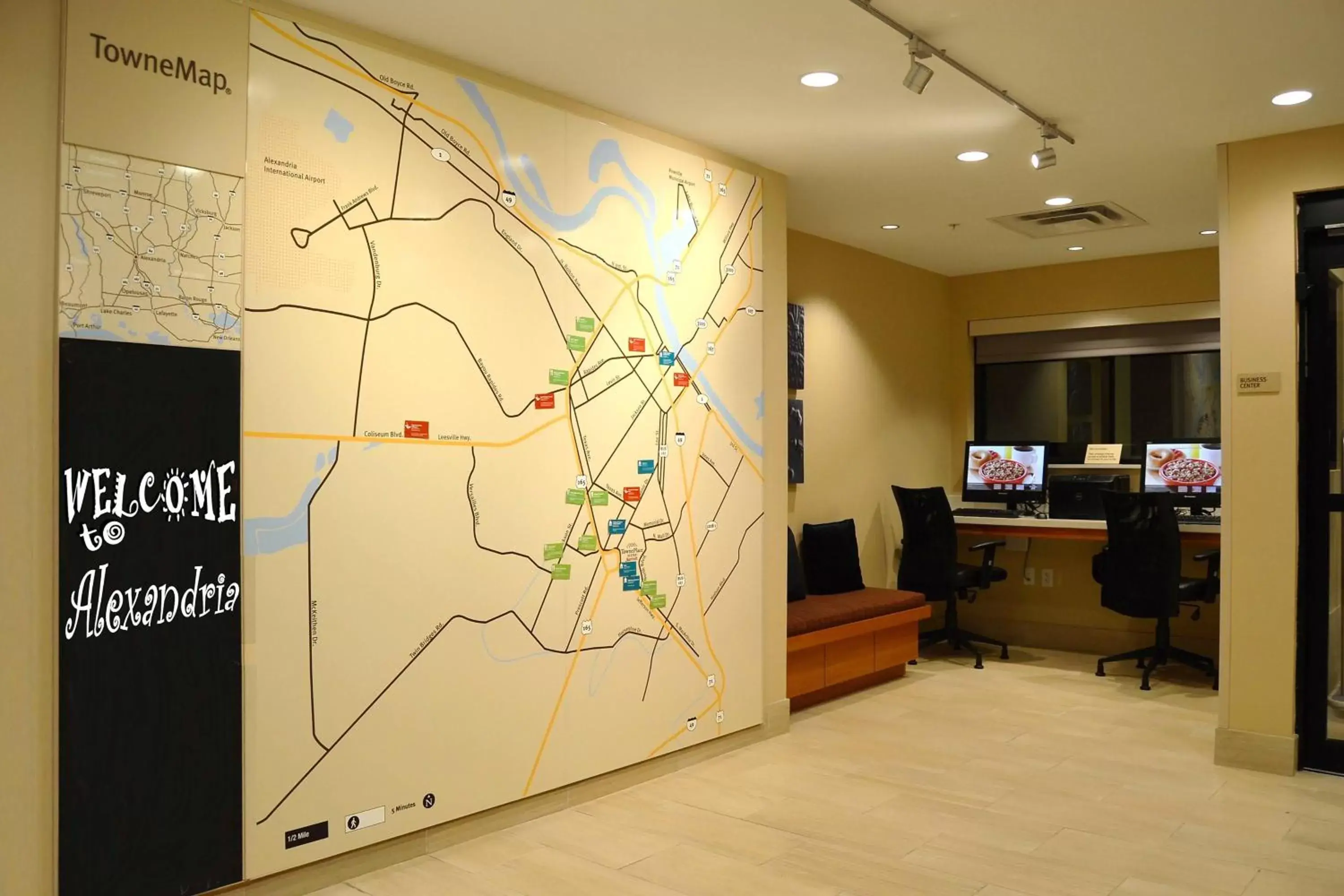 Location, Lobby/Reception in TownePlace Suites by Marriott Alexandria