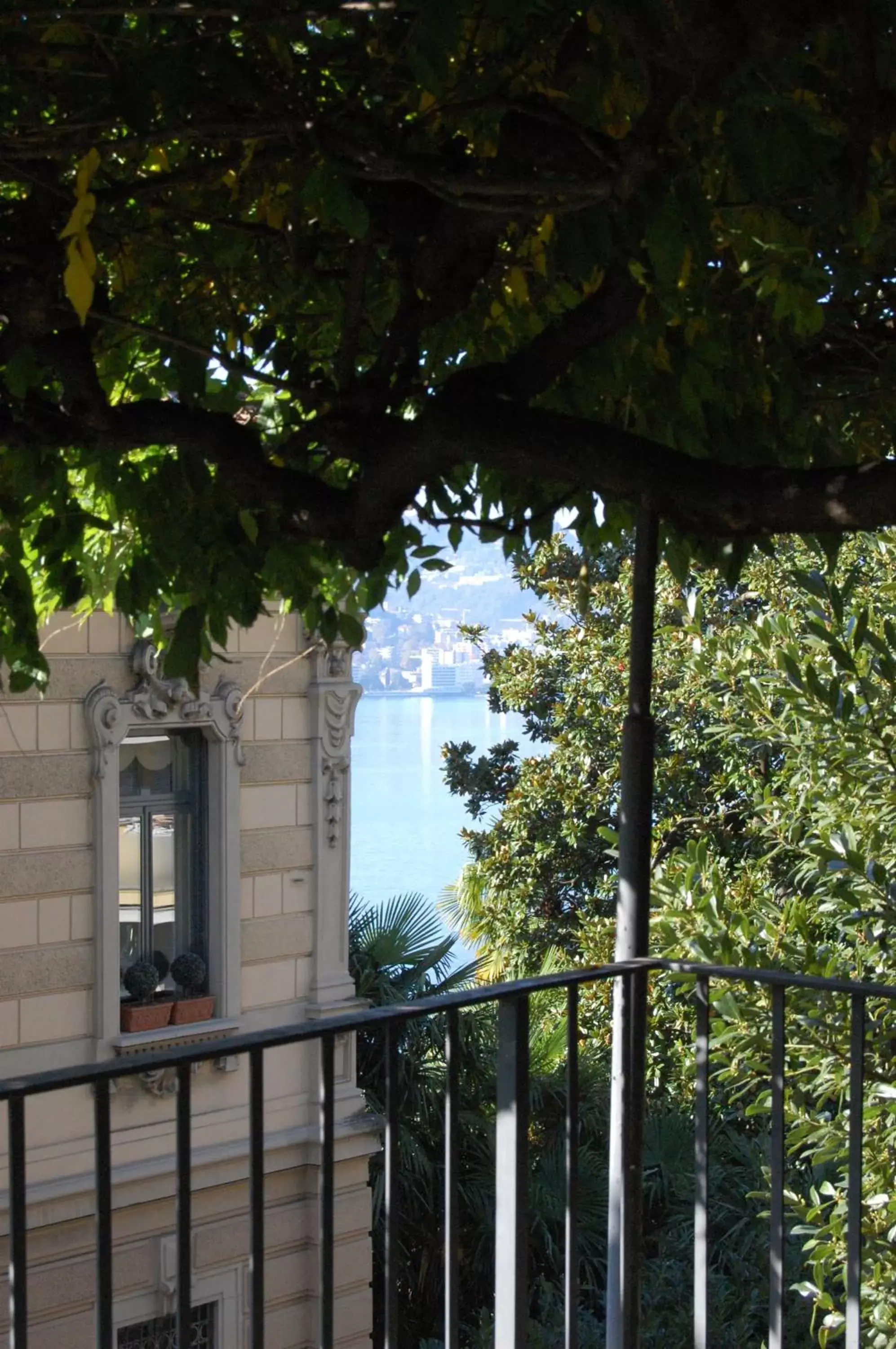 Lake view in Hotel Firenze Lugano