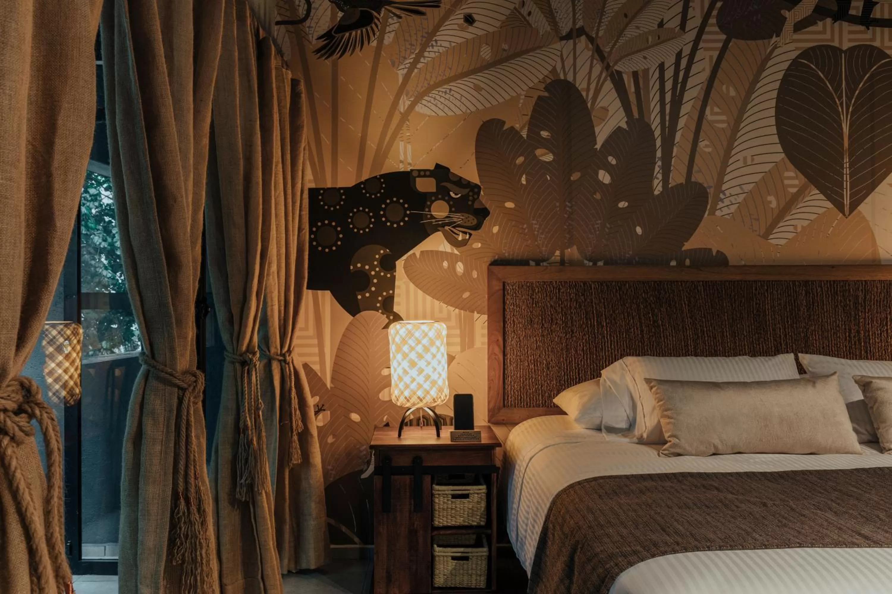 Decorative detail, Bed in Sui Boutique Hotel