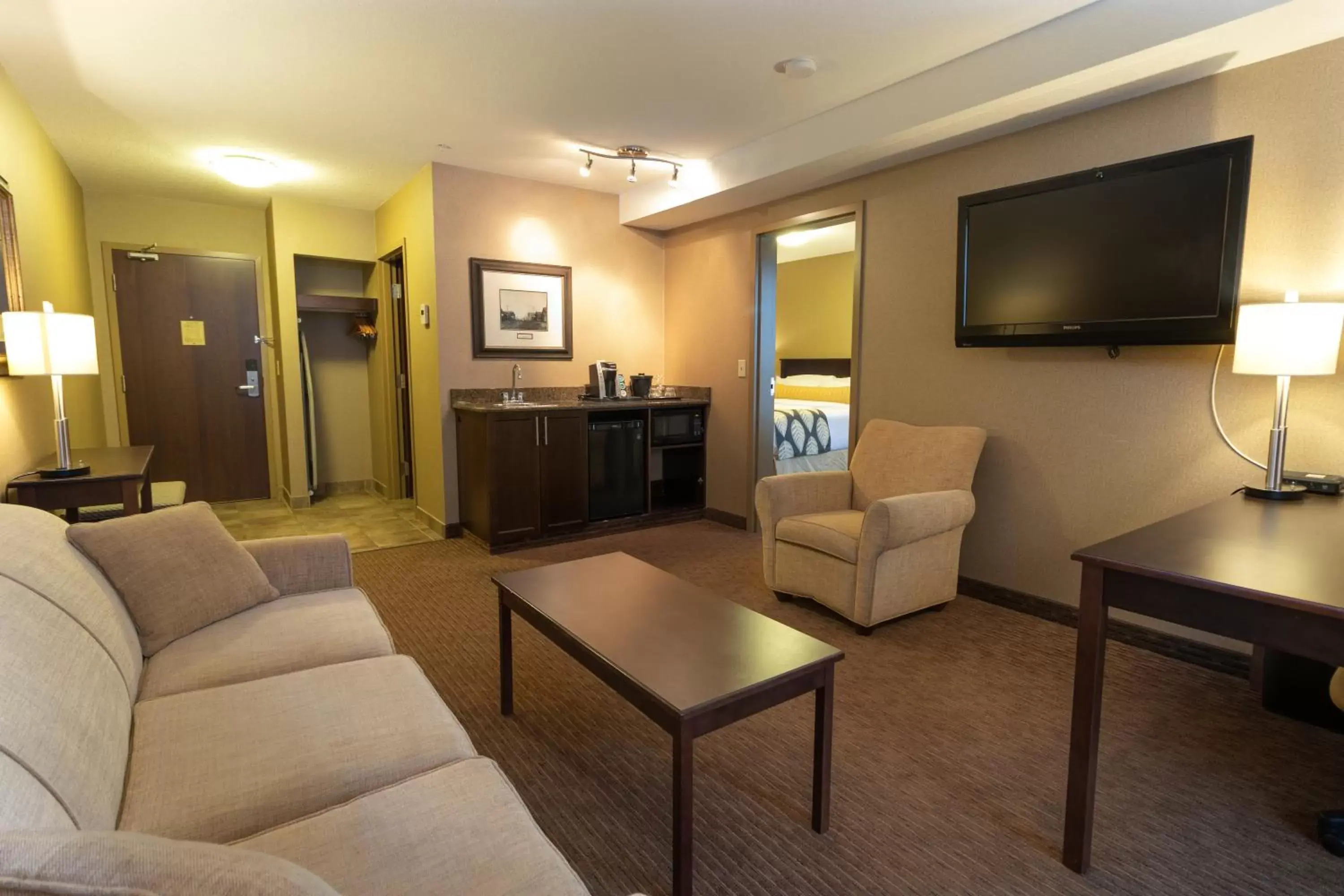 Living room, Seating Area in The Kanata Fort Saskatchewan