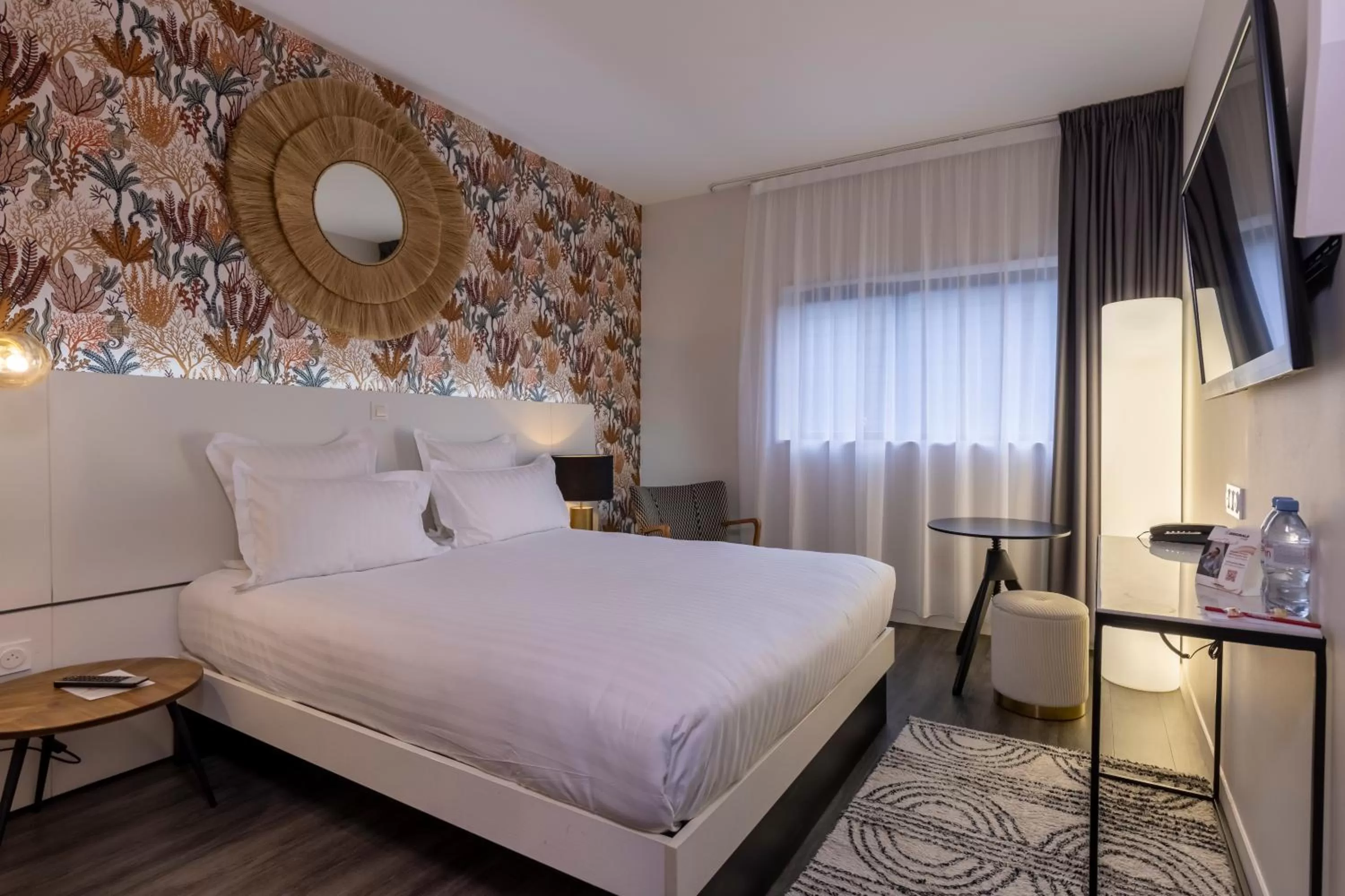 Bedroom, Bed in PADJA Hôtel & Spa Vannes