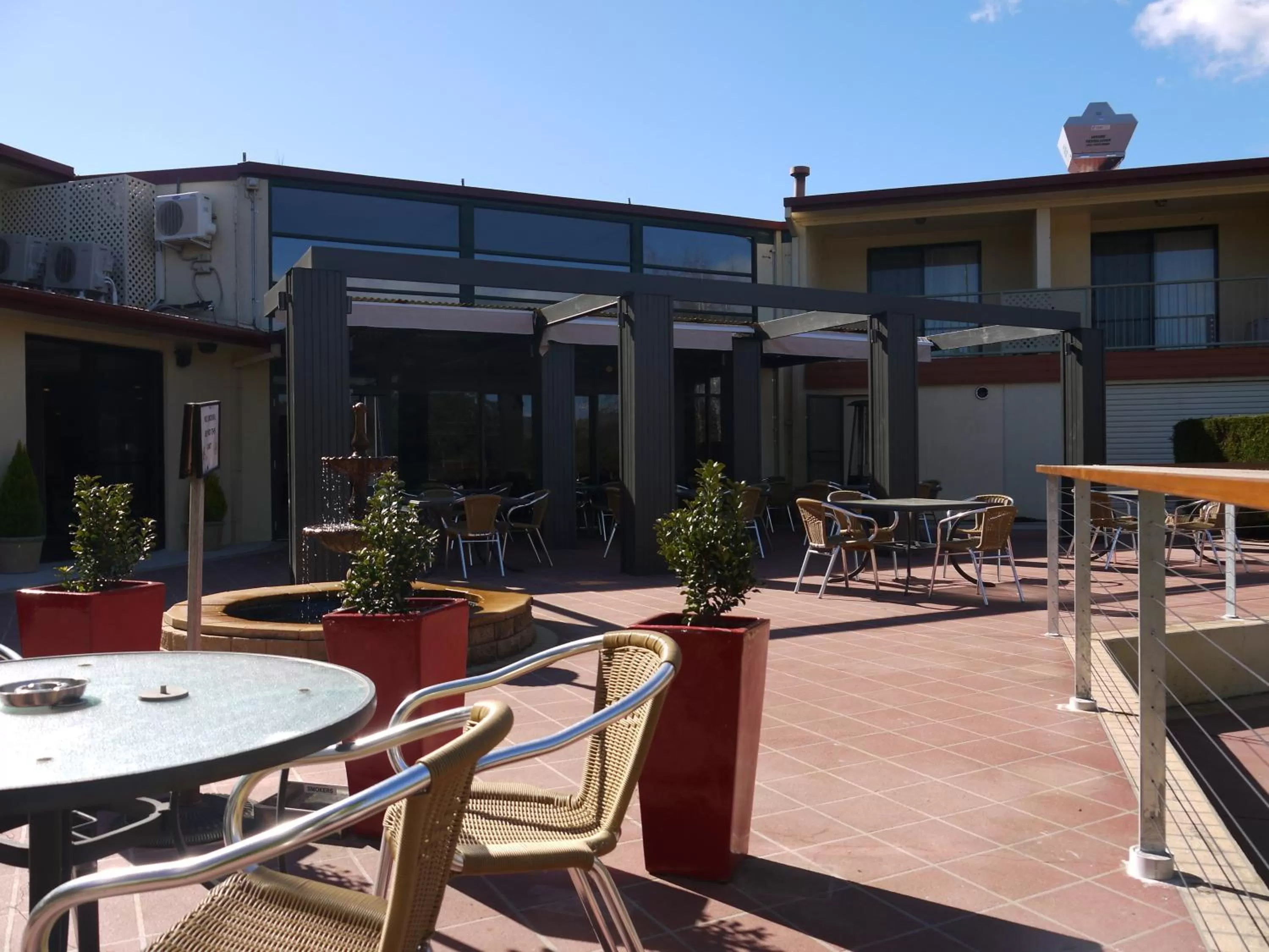 Facade/entrance in Alpha Hotel Canberra