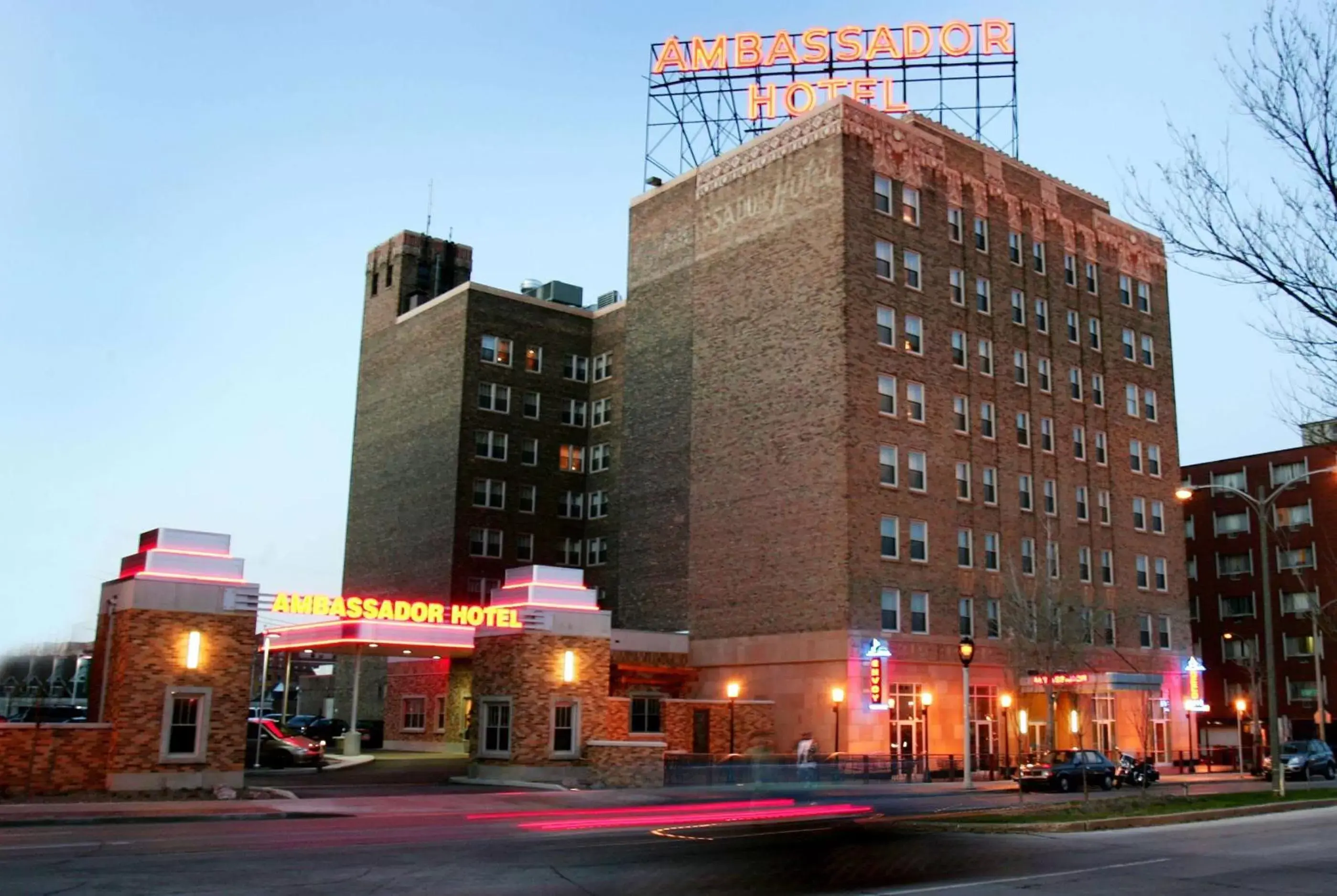 Property Building in Ambassador Hotel Milwaukee, Trademark Collection by Wyndham