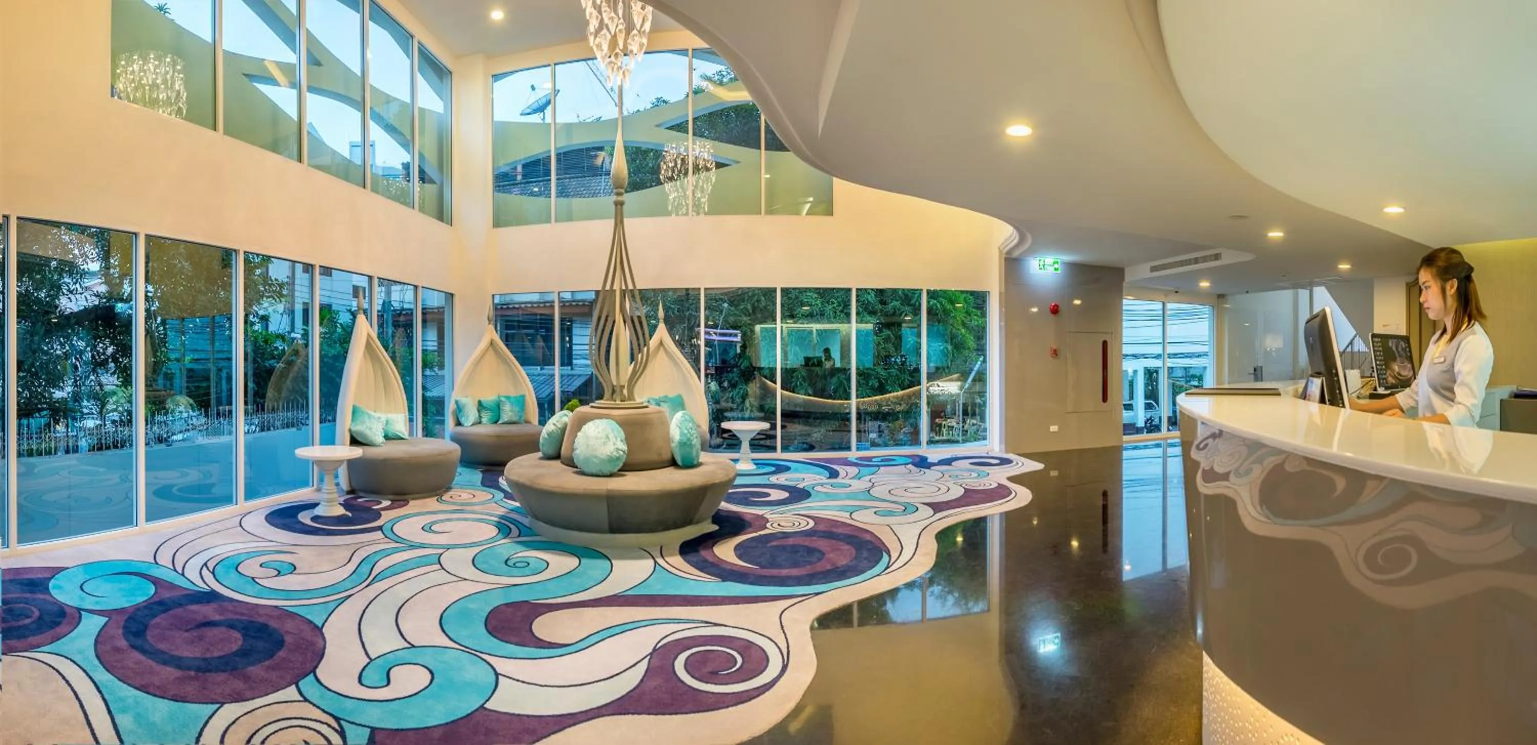 Lobby or reception in Anajak Bangkok Hotel - SHA Plus