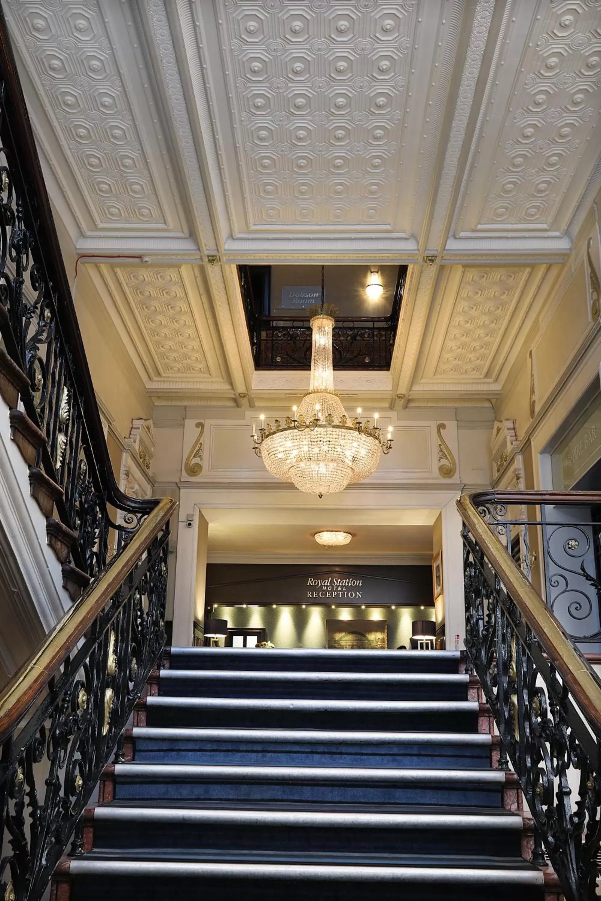 Lobby or reception in Royal Station Hotel- Part of the Cairn Collection