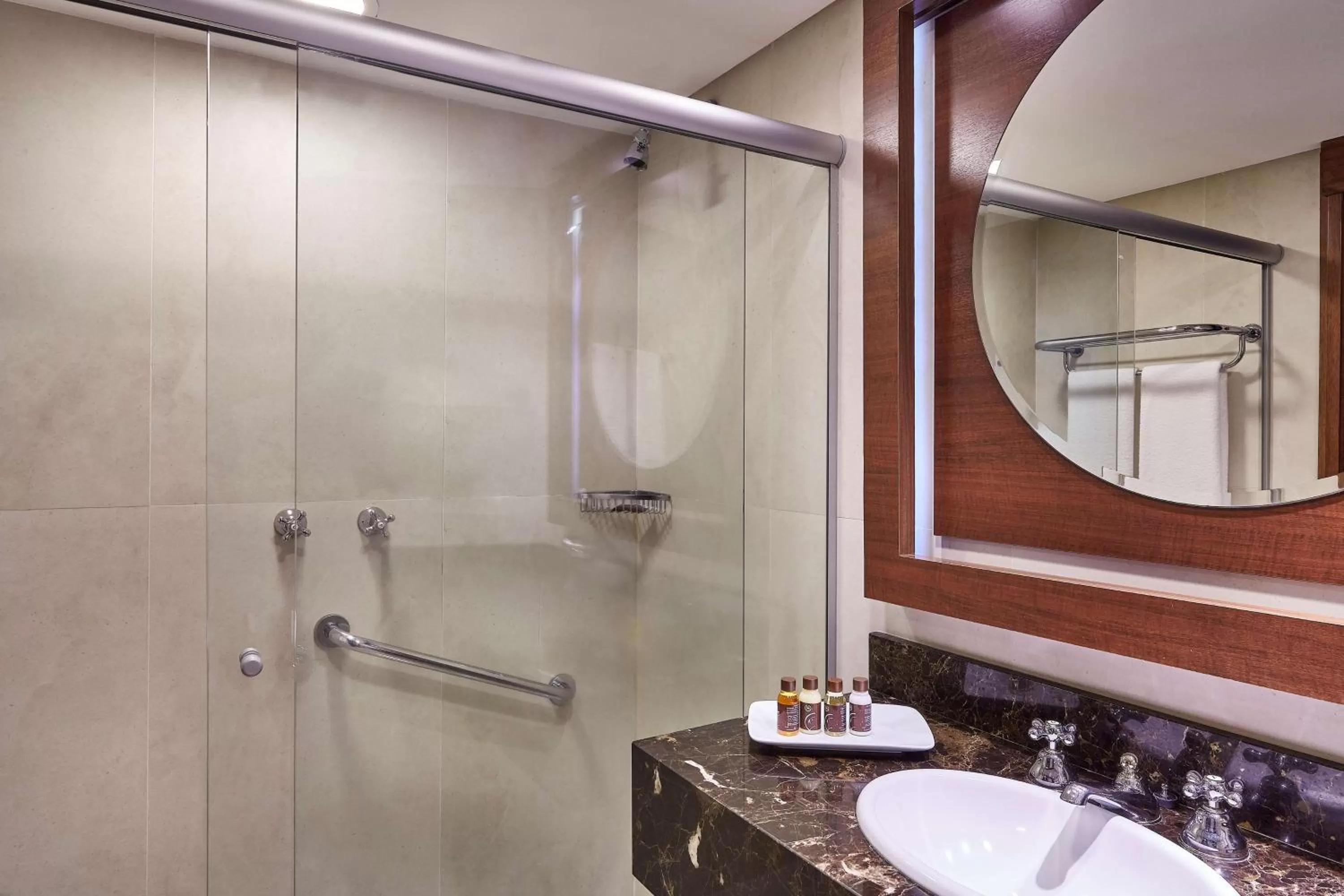 Bathroom in Hilton Porto Alegre, Brazil