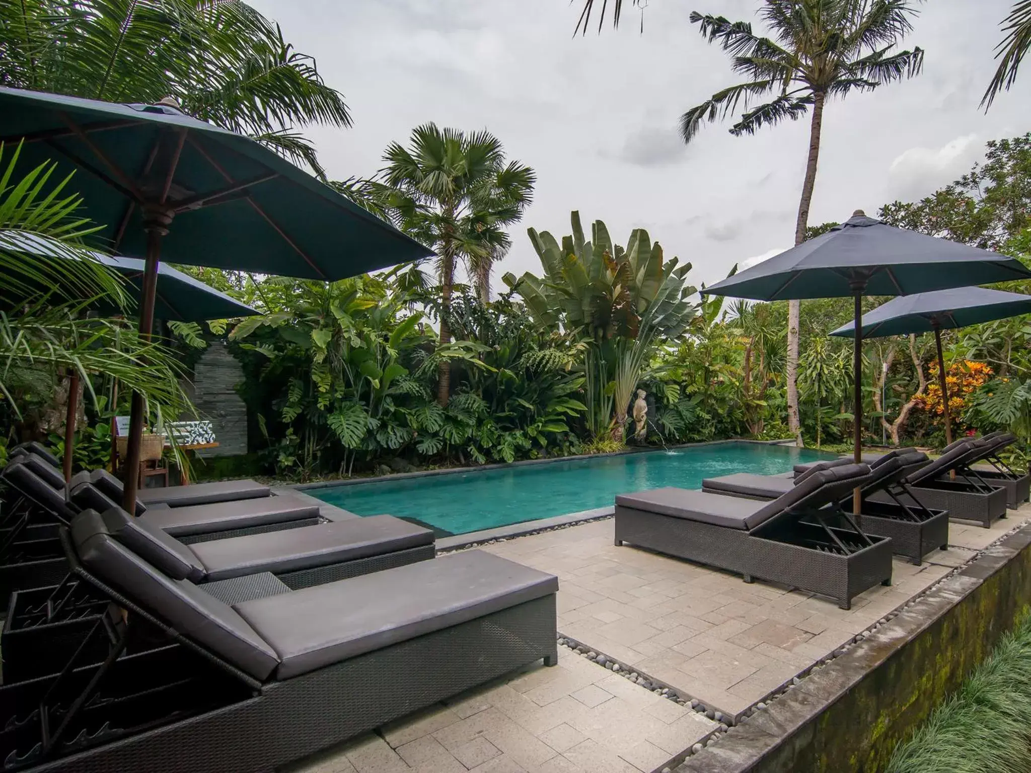 Garden, Swimming Pool in De Munut Balinese Resort