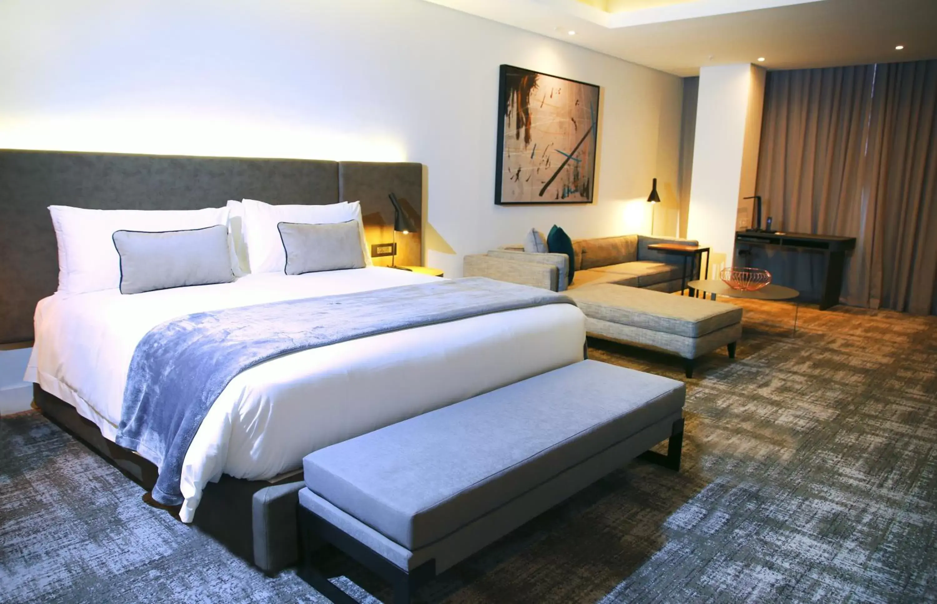 Seating area, Bed in The Capital Mirage Seating area, Bed in The Capital Mirage