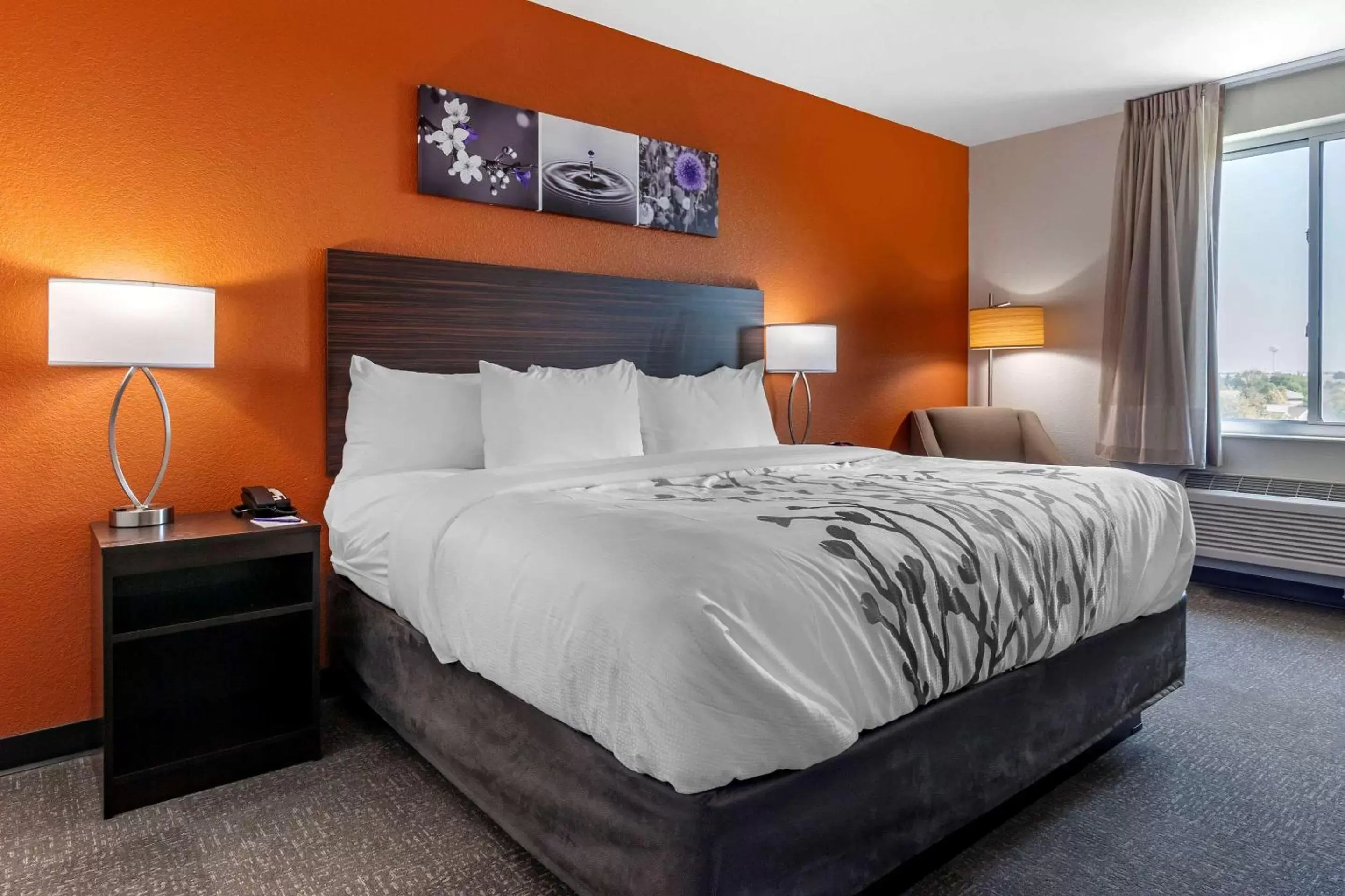 Bed in Sleep Inn & Suites Lancaster-Platteville