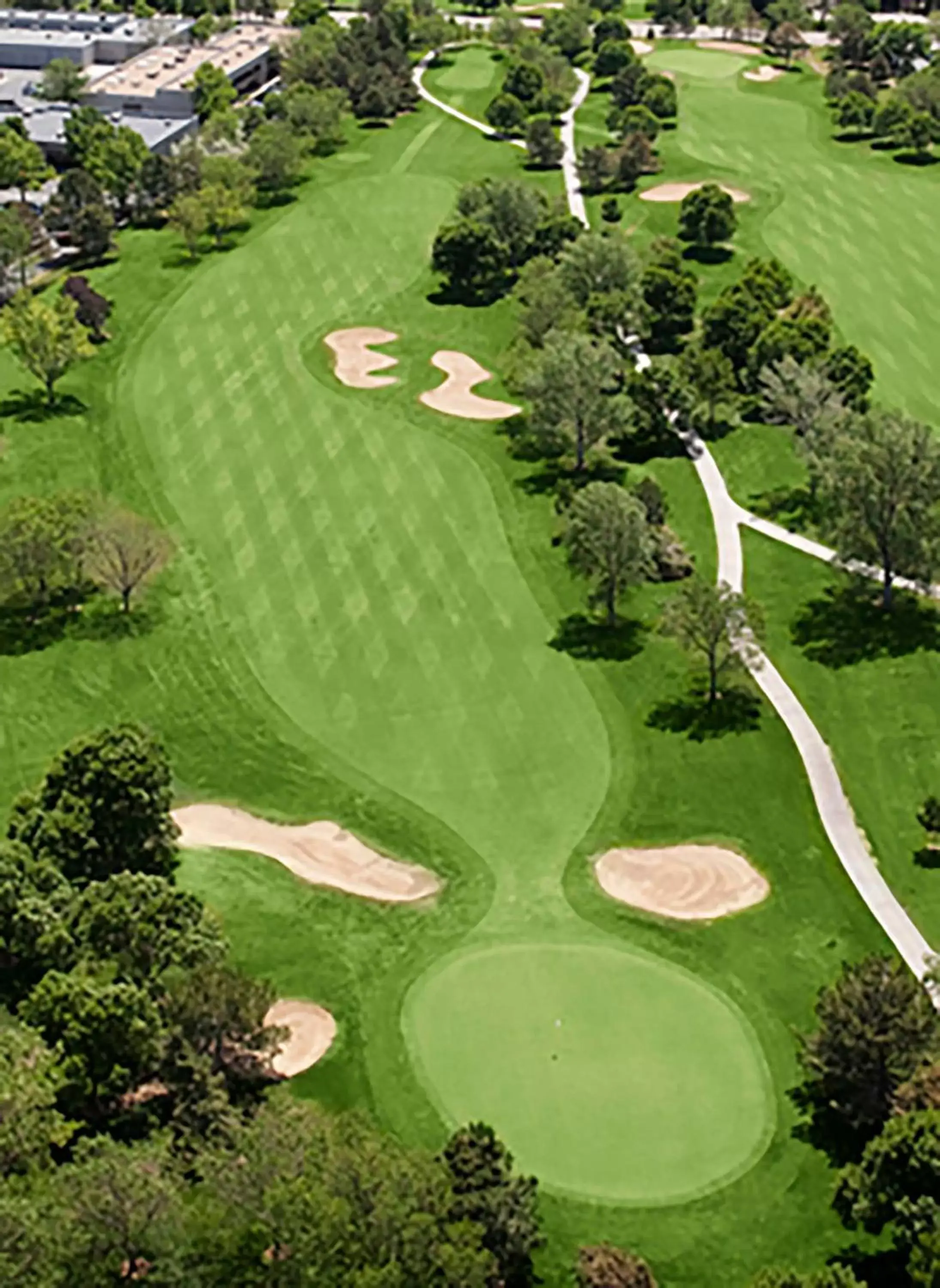 Golfcourse, Bird's-eye View in The Inverness Denver, a Hilton Golf & Spa Resort