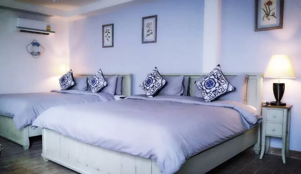 Bed in BC Summer Beach