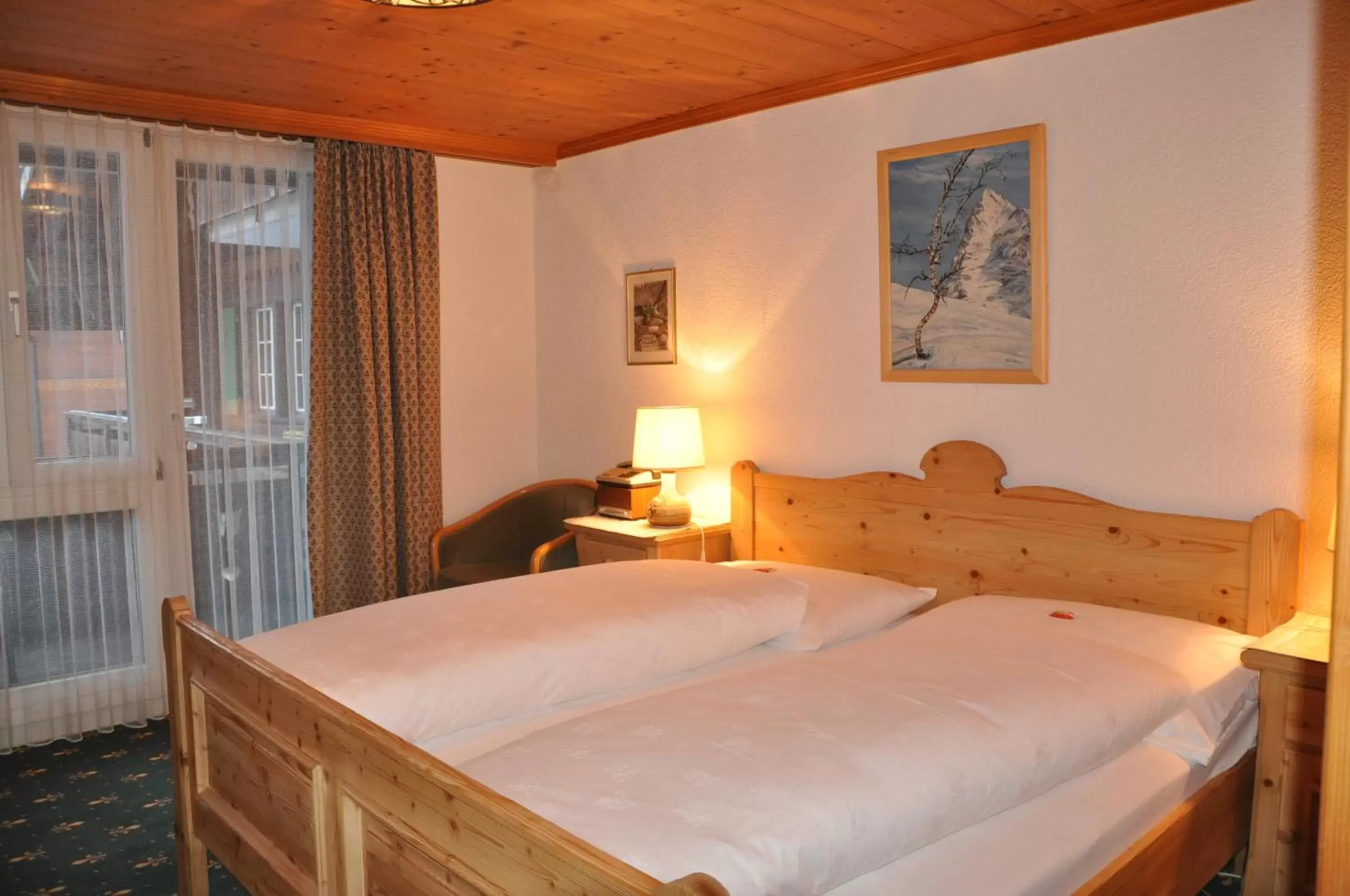 Bed in Hotel Gletschergarten