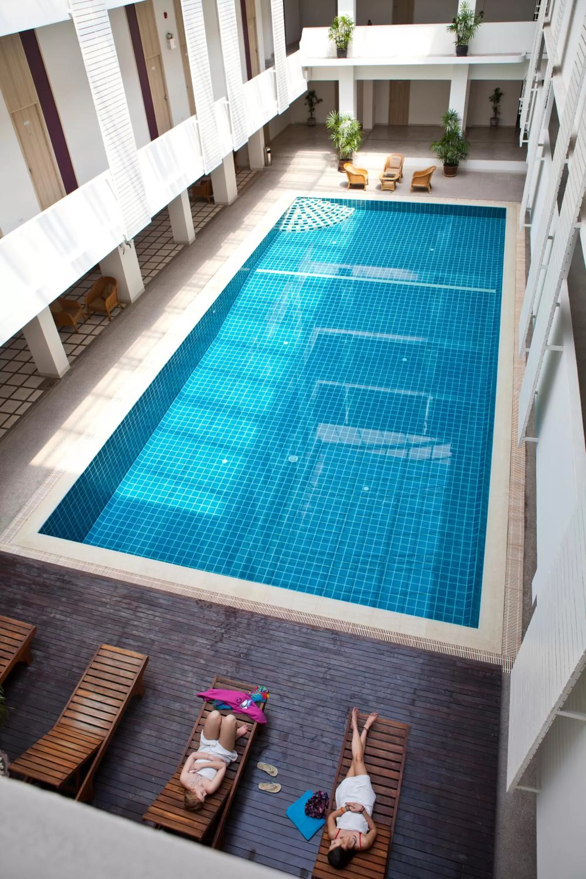 Swimming pool in Trang Hotel Bangkok - SHA Plus