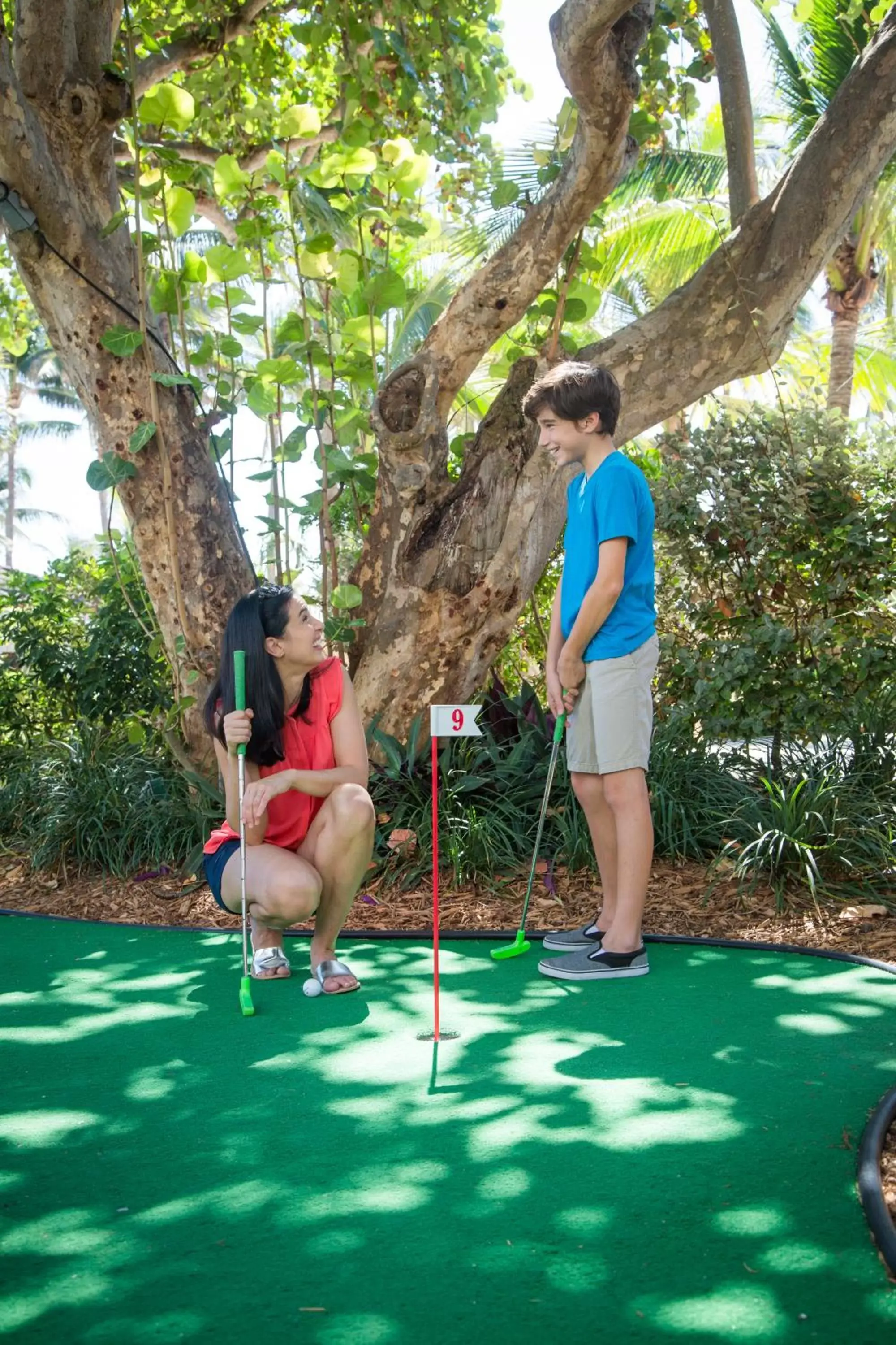 Minigolf in The Lago Mar Beach Resort and Club