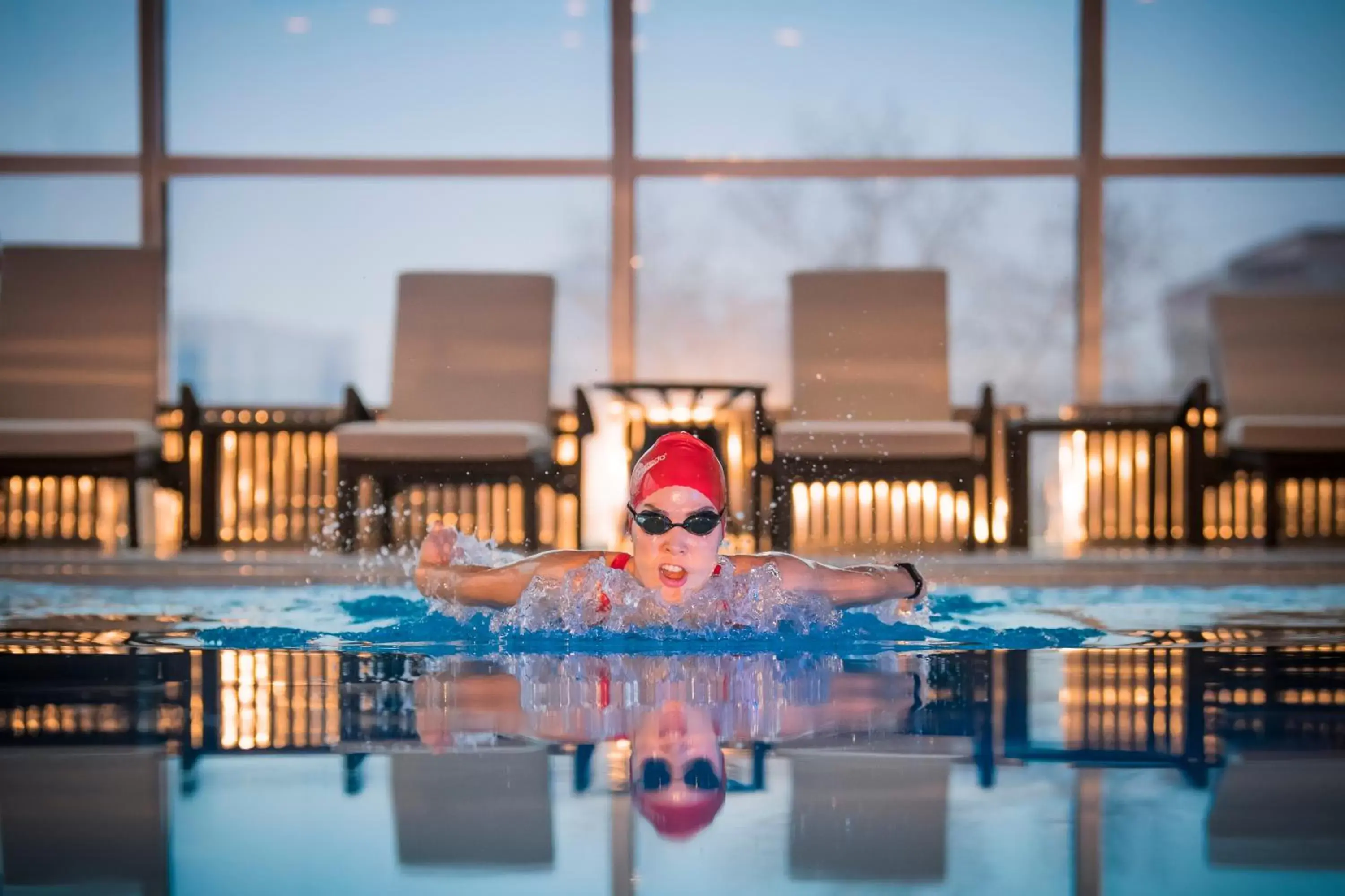 Swimming Pool in Novotel Ulaanbaatar