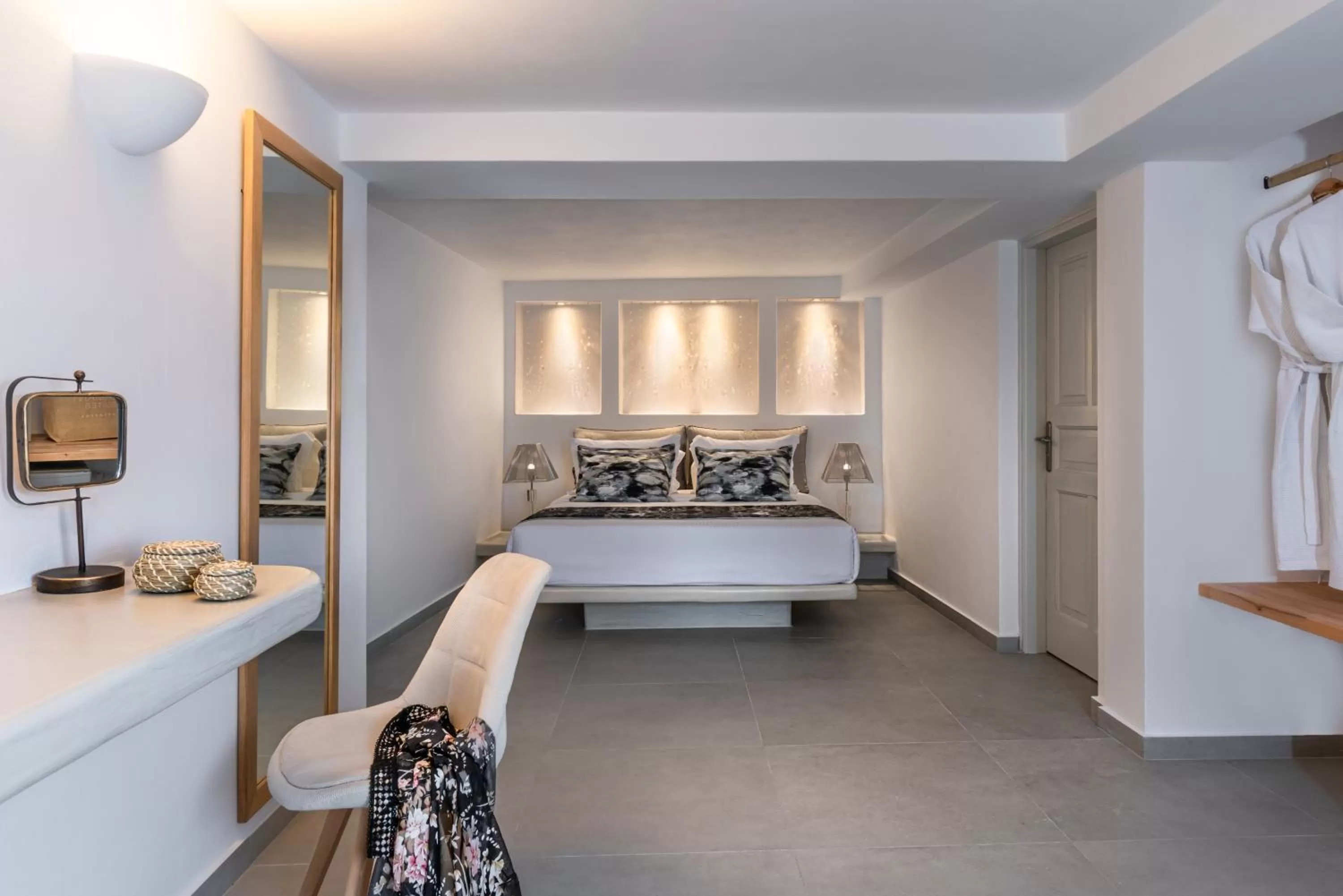 Bed in Adamant Suites