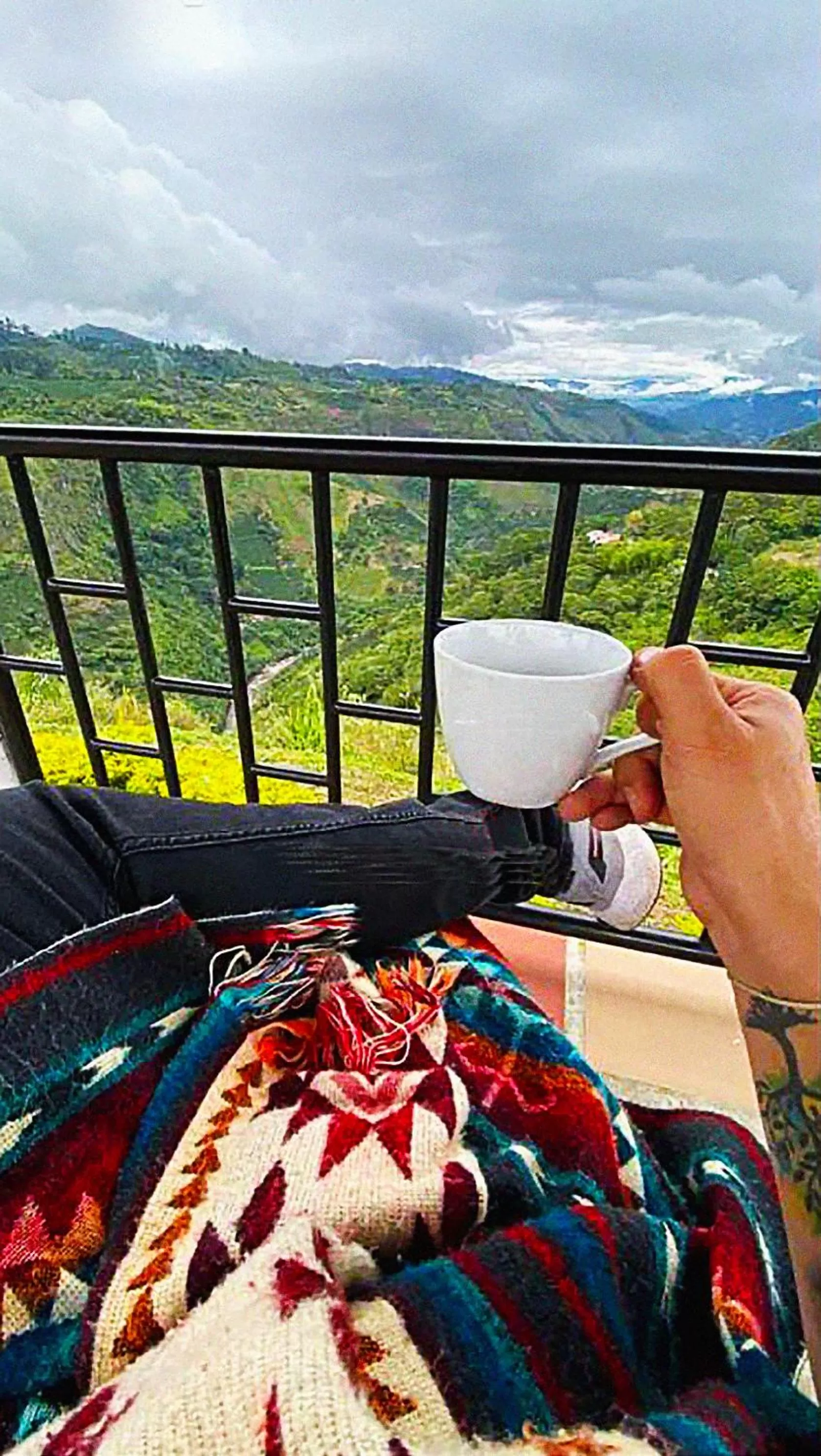 Mountain view in Hotel Kasama