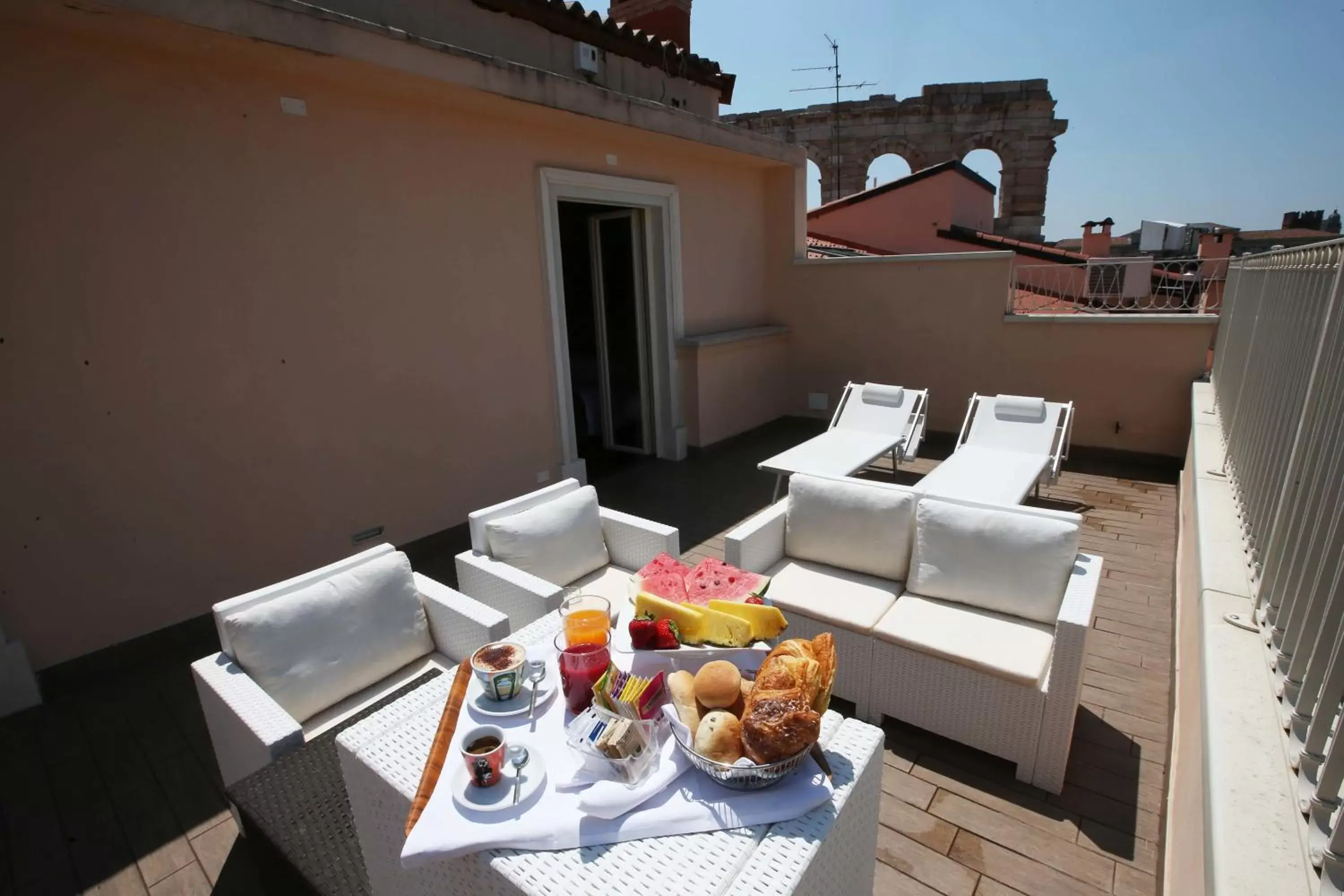 Balcony/Terrace in Hotel Milano & SPA***S