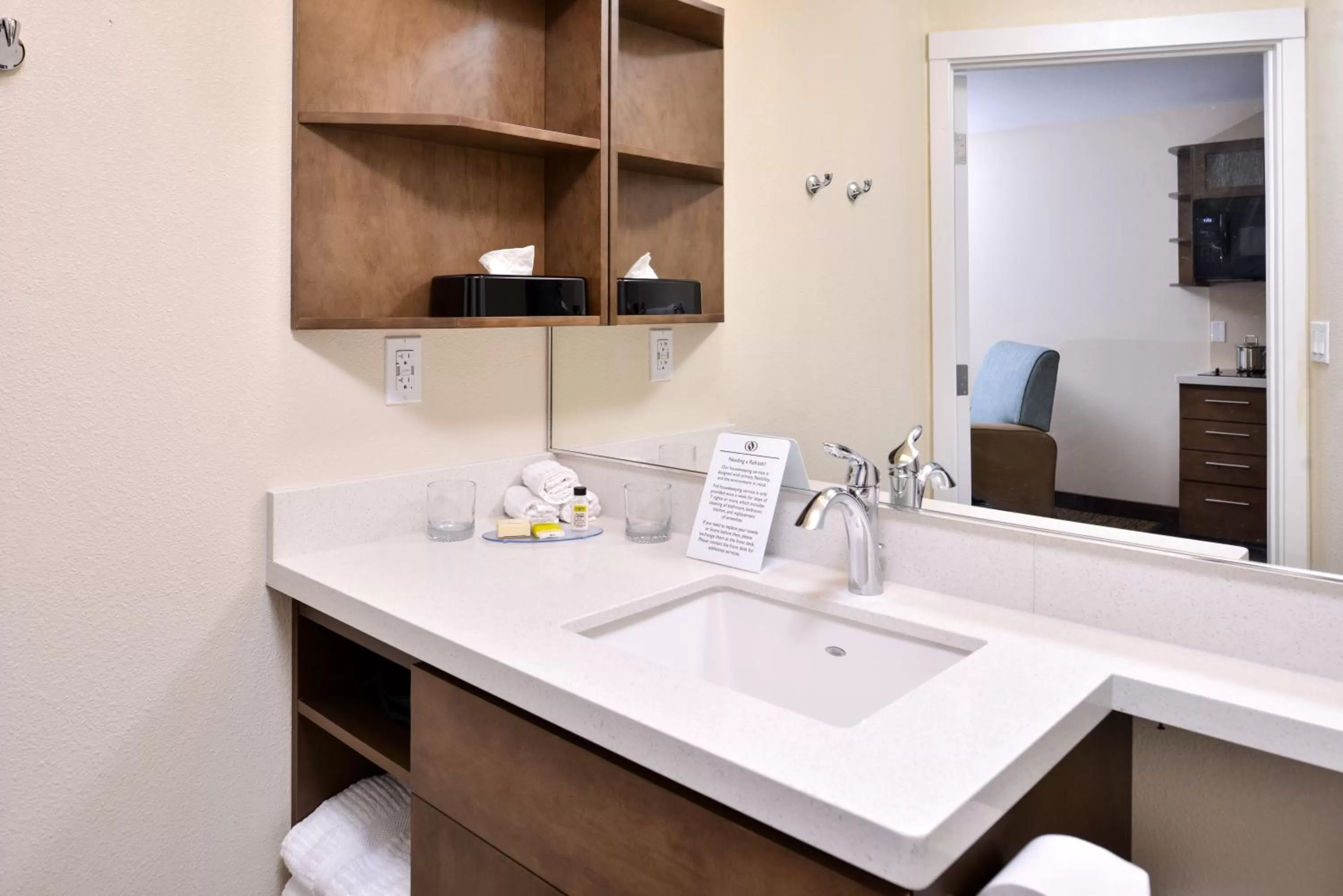 Bathroom in Candlewood Suites - Lodi by IHG
